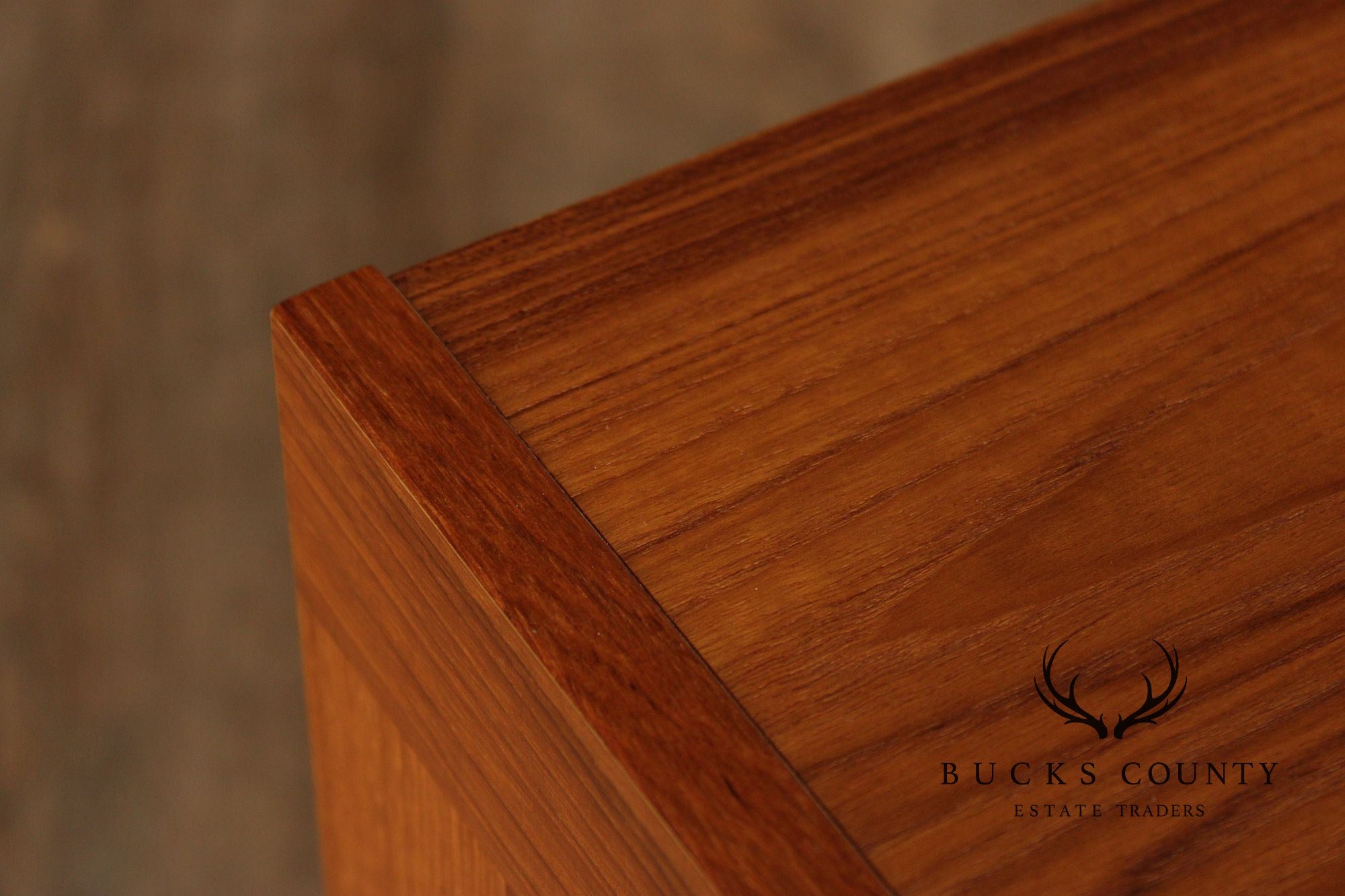 Interform Collection Danish Modern Teak Filing Cabinet