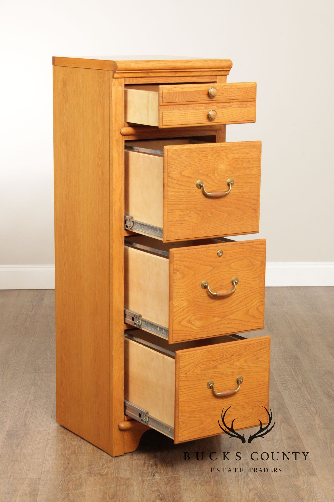 Lexington Pair of Oak File Cabinets