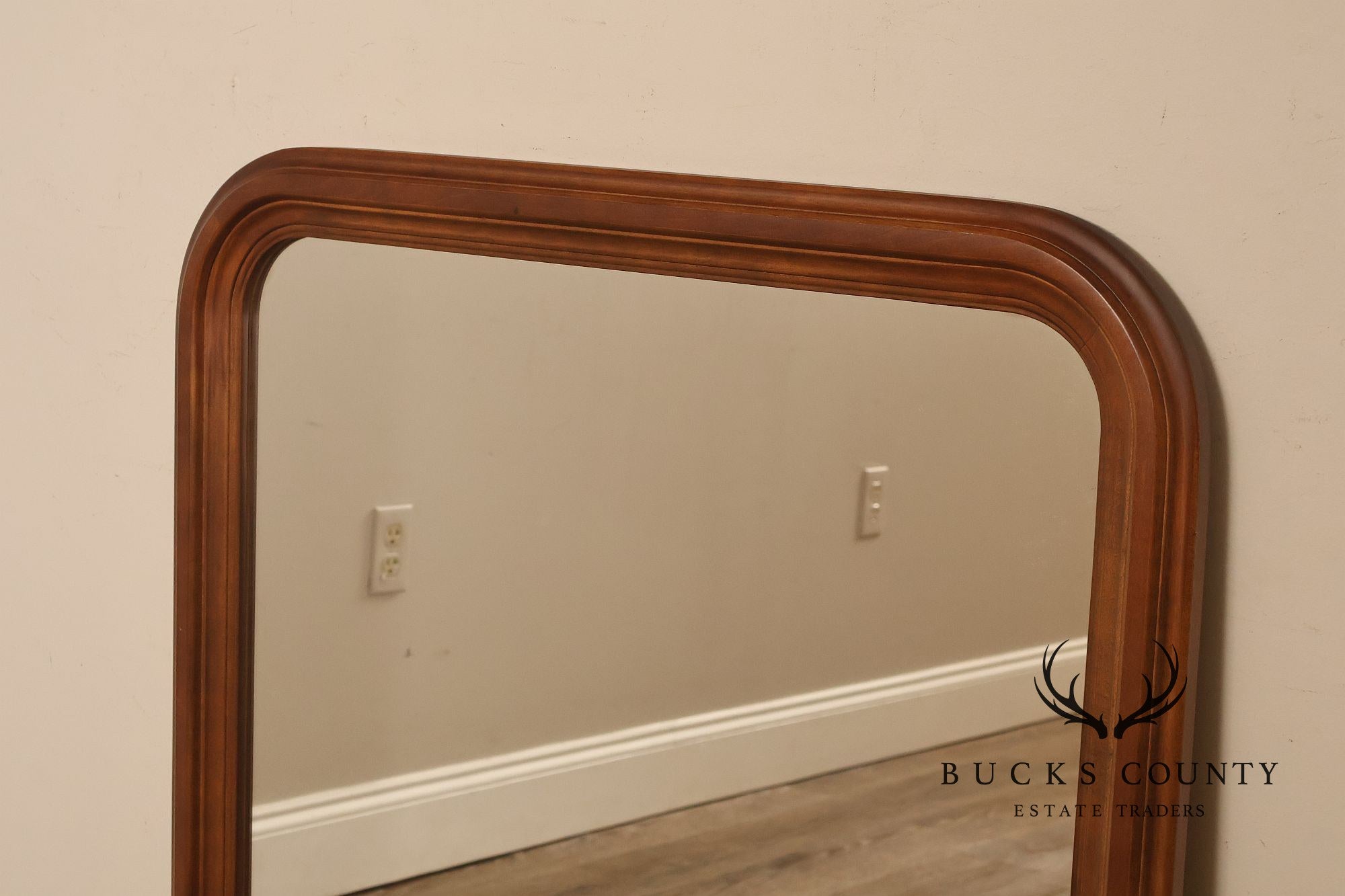 HPL Mobilier Wood Framed Dresser Mirror