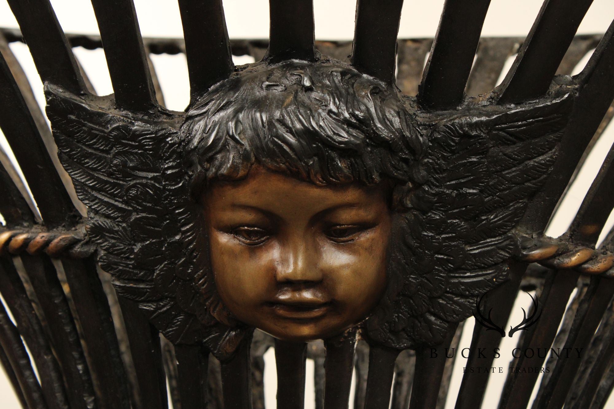 Italian Renaissance Style Bronze Cherub Table Base