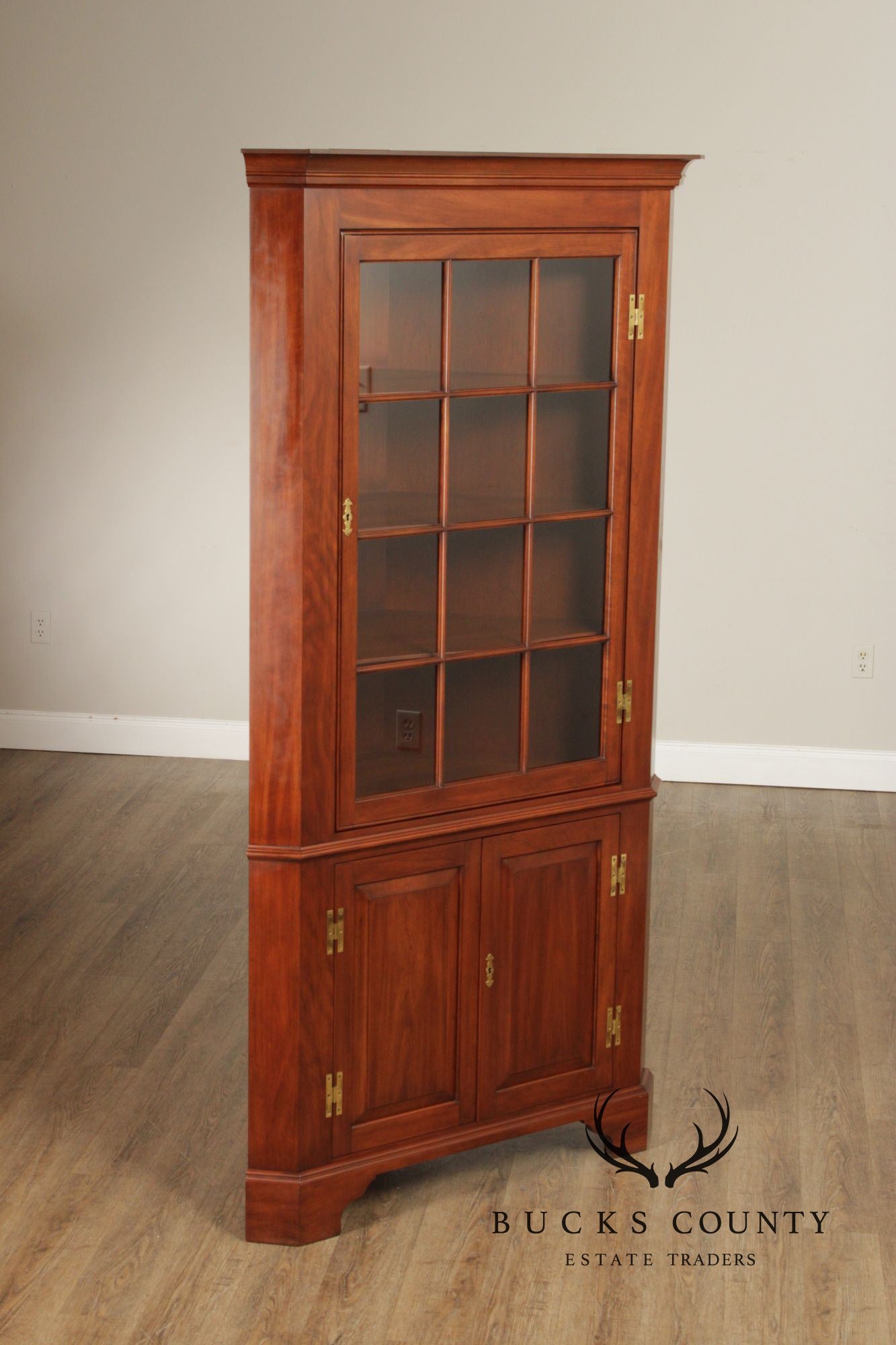 Henkel Harris Cherry Corner Cabinet