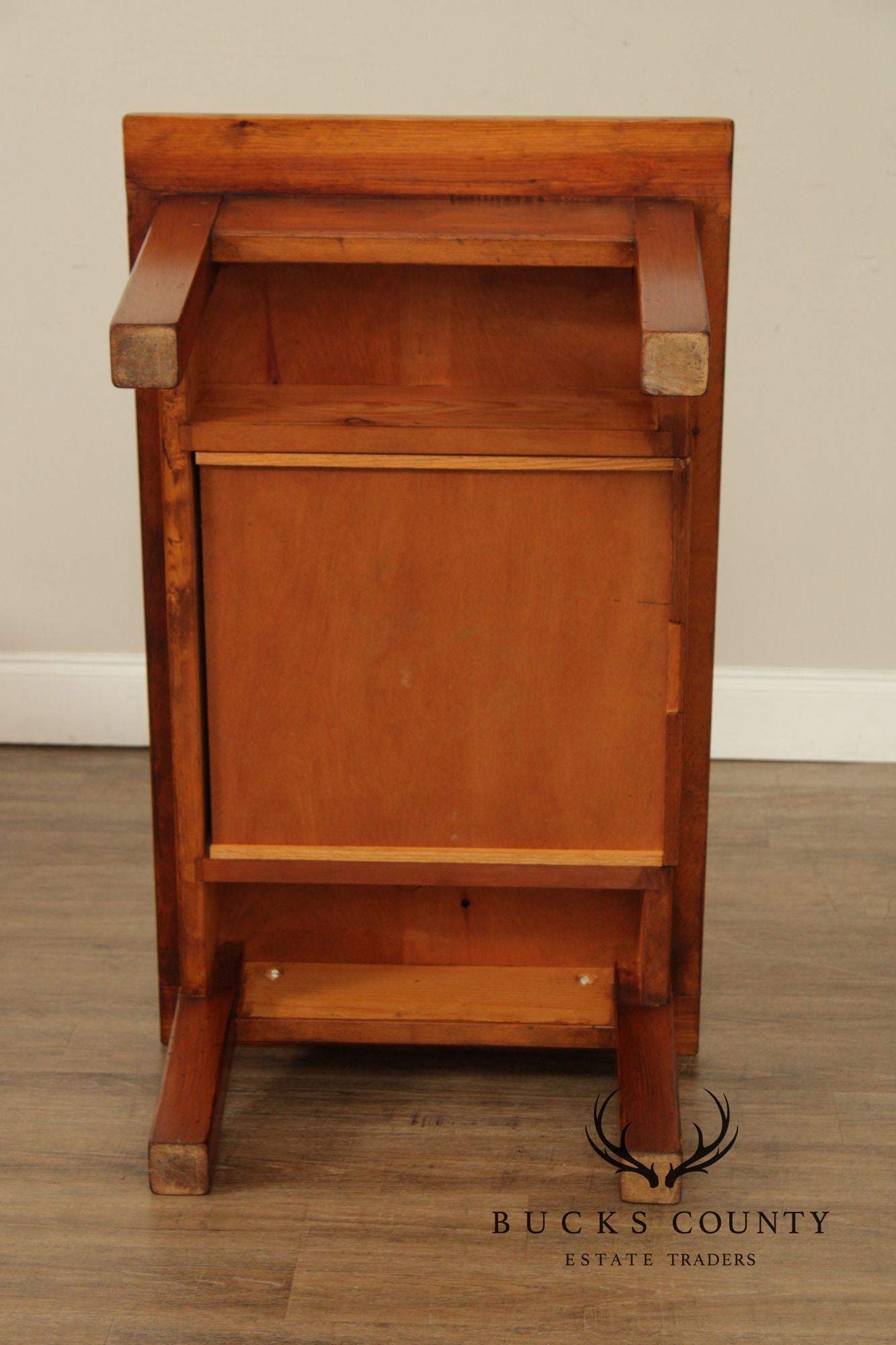 Rustic Mission Style Coffee Table With Drawer
