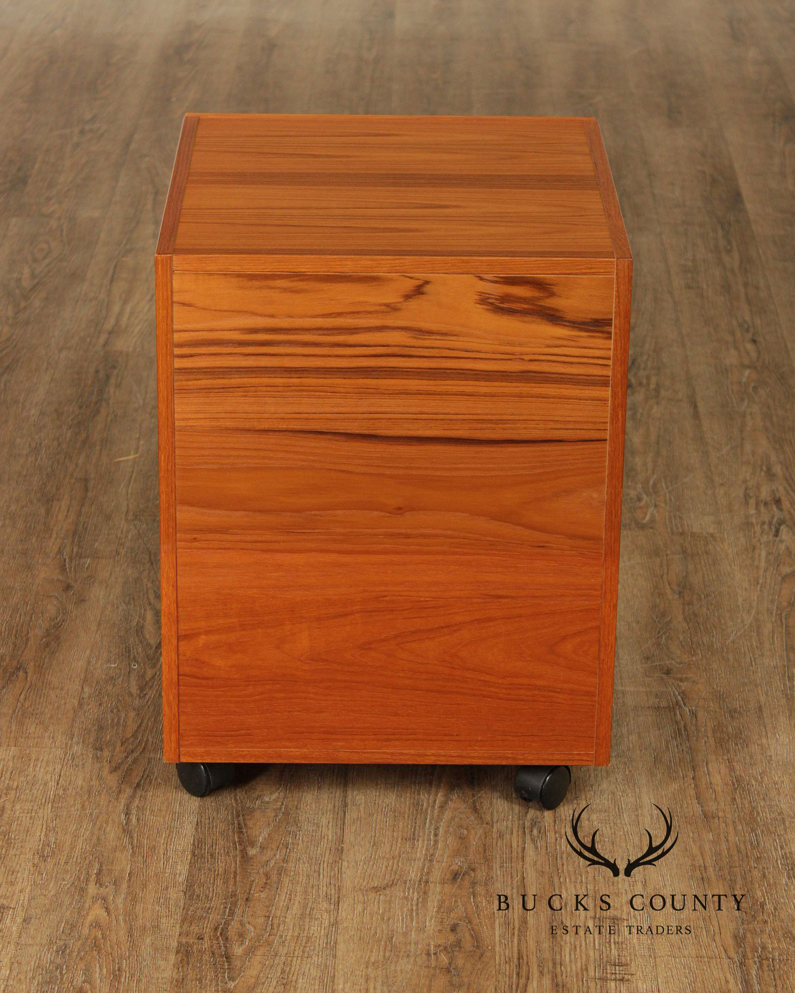 Interform Collection Danish Modern Teak Filing Cabinet