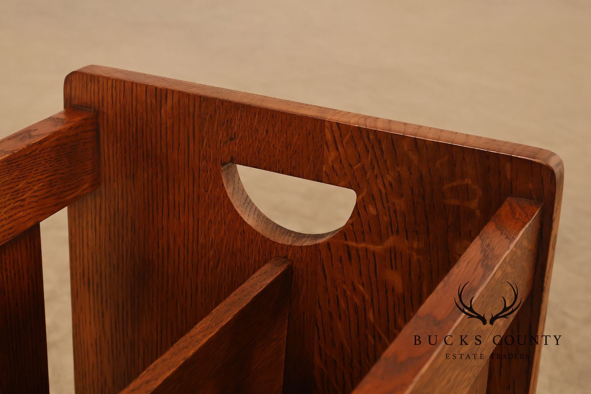 Stickley Mission Collection Oak Magazine Rack