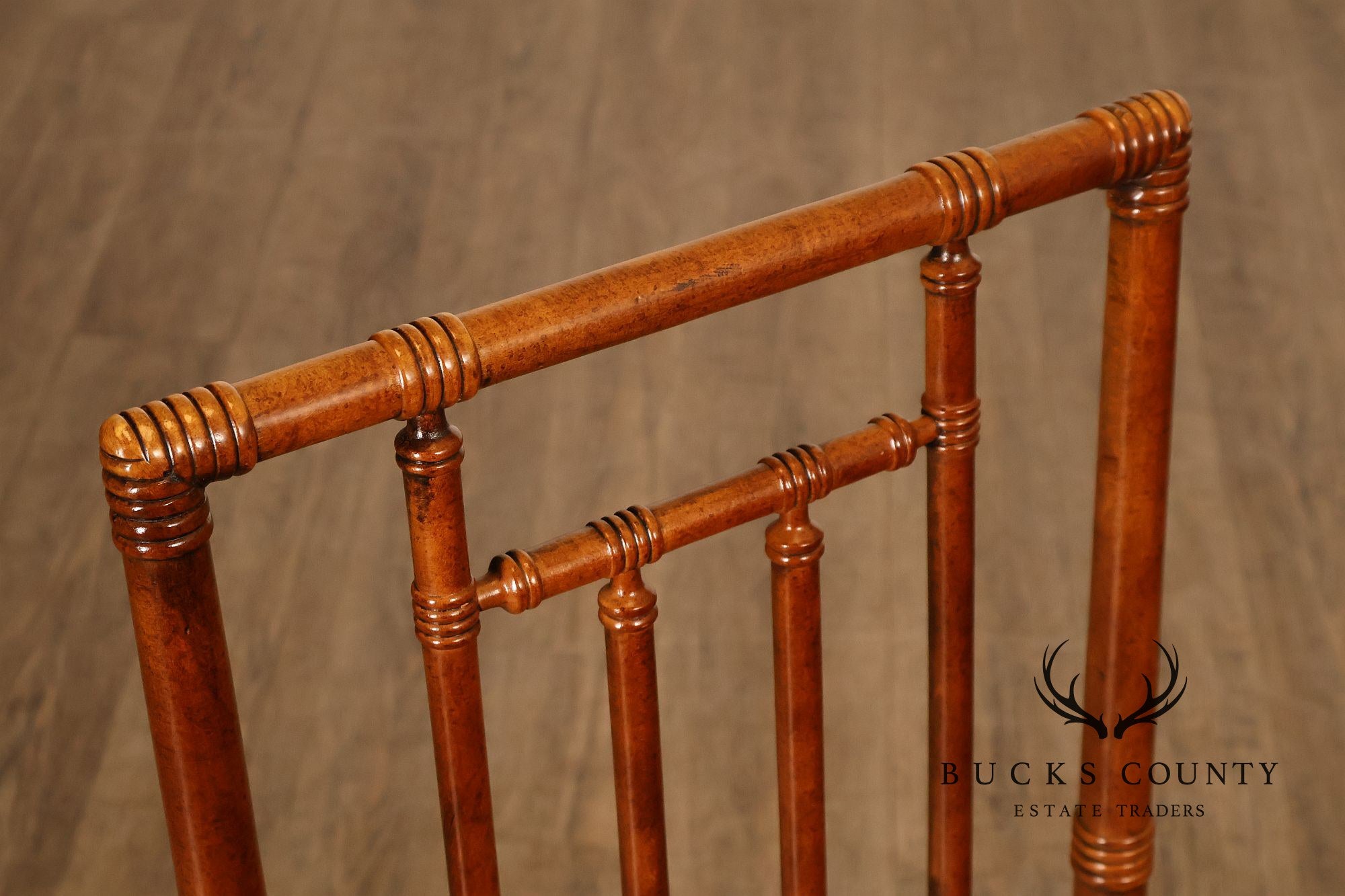 Drexel Heritage Vintage Set of Six Faux Bamboo Dining Chairs