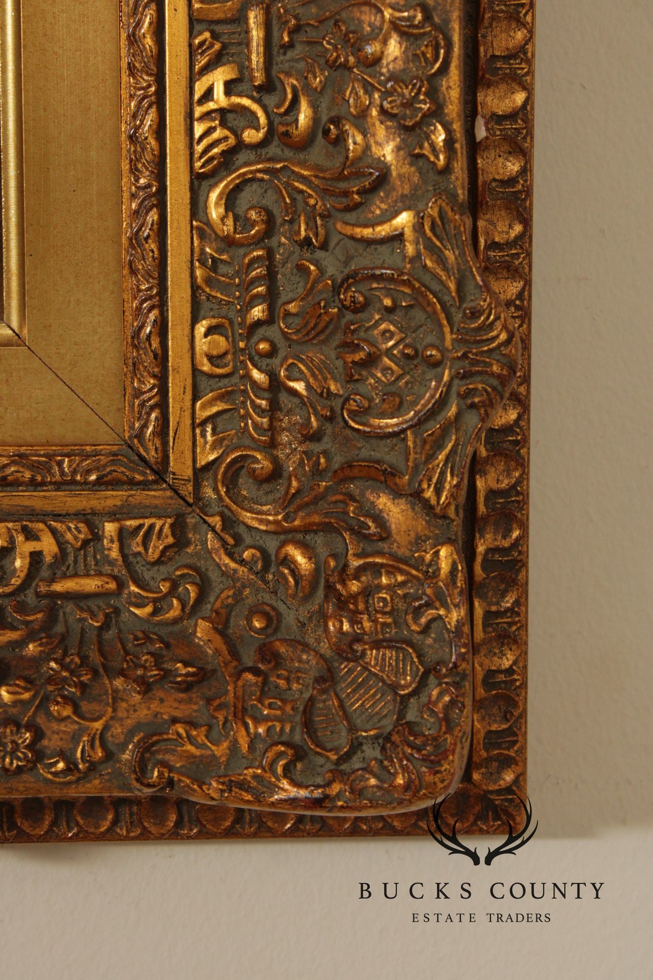 Giltwood Framed Still-Life Print, Signed