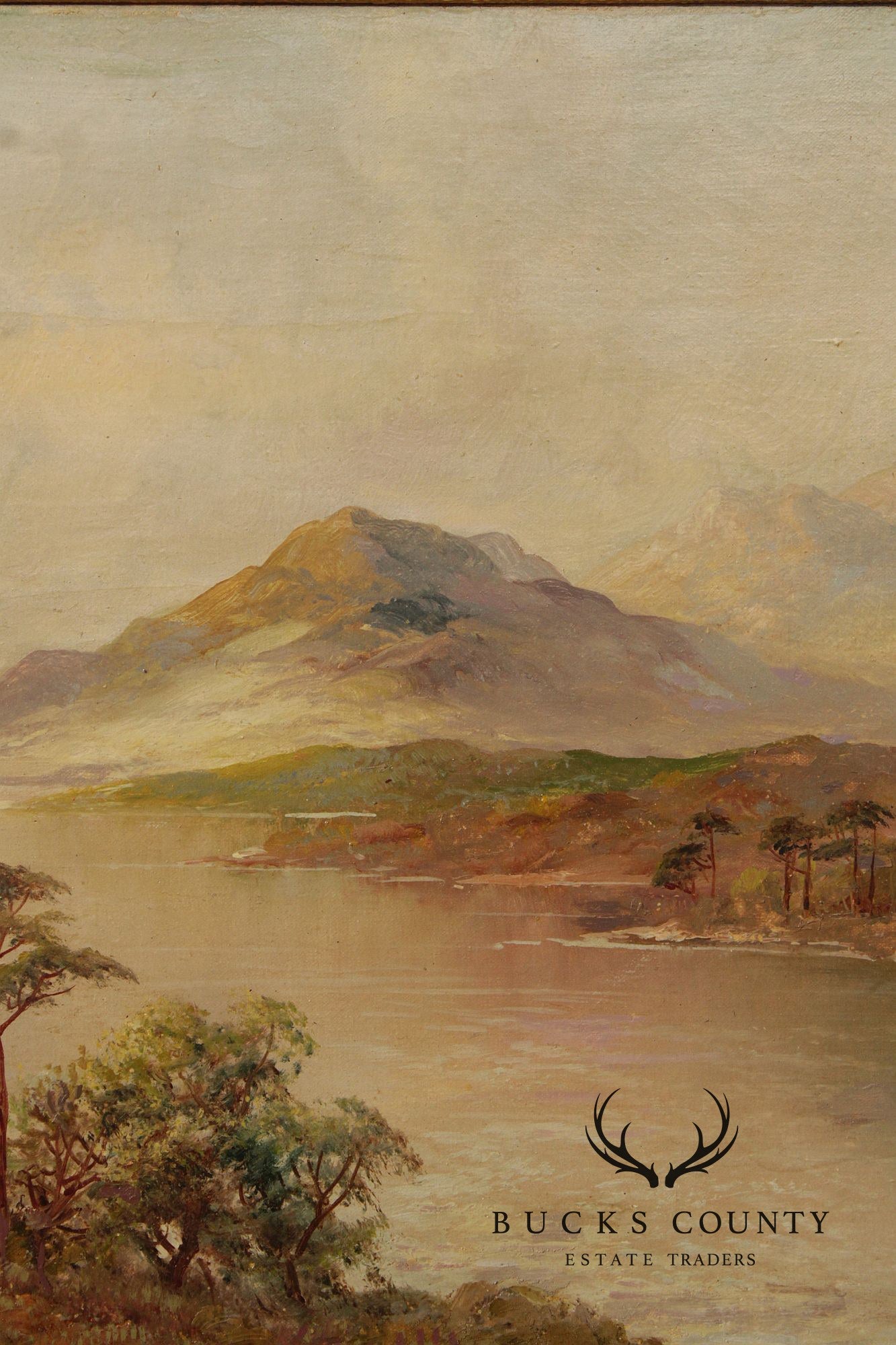 Francis E. Jamieson Oil Painting, Scottish Highlands