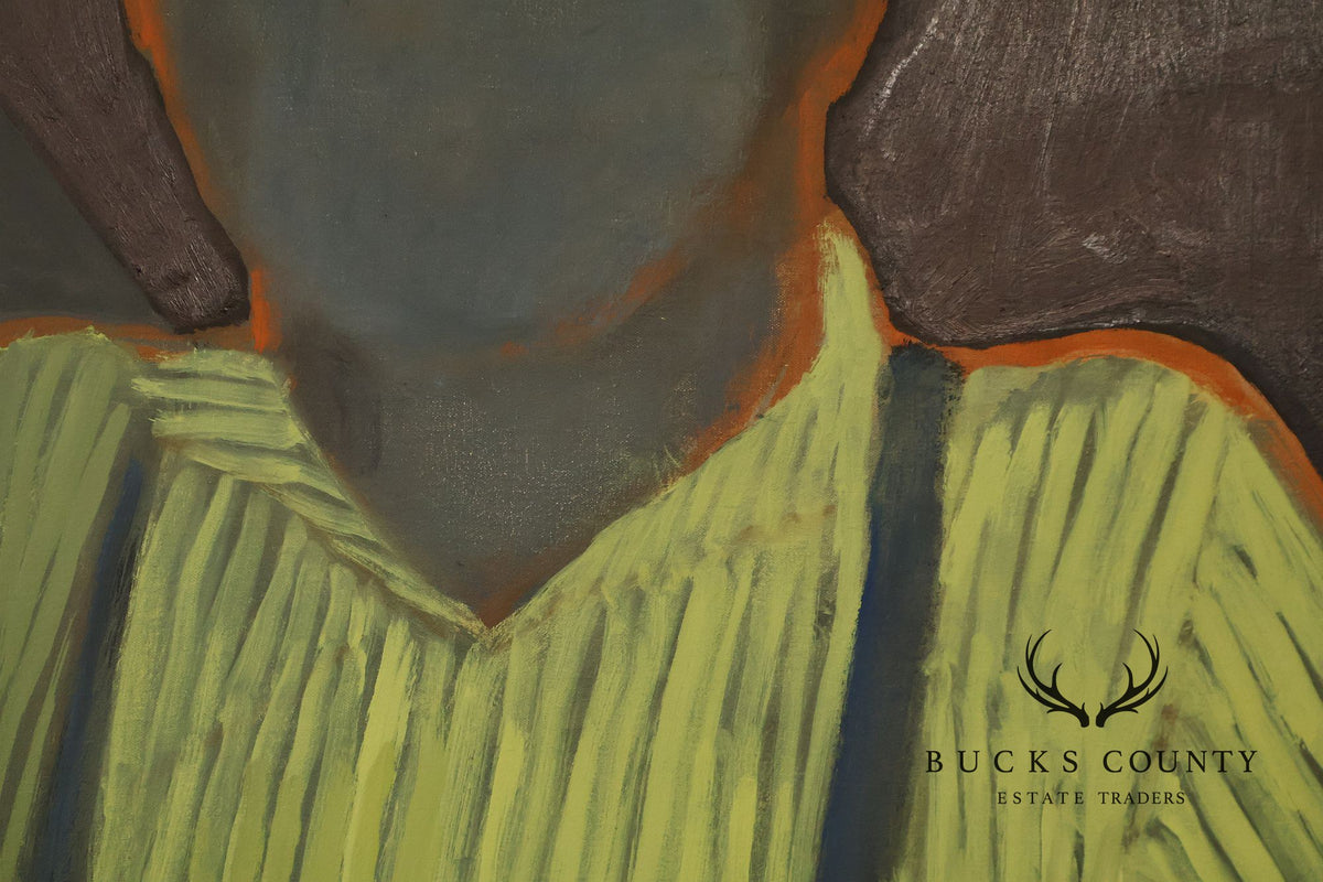 Anne Cooper Dobbins Oil Painting, 'Mr. Pfeiffer'