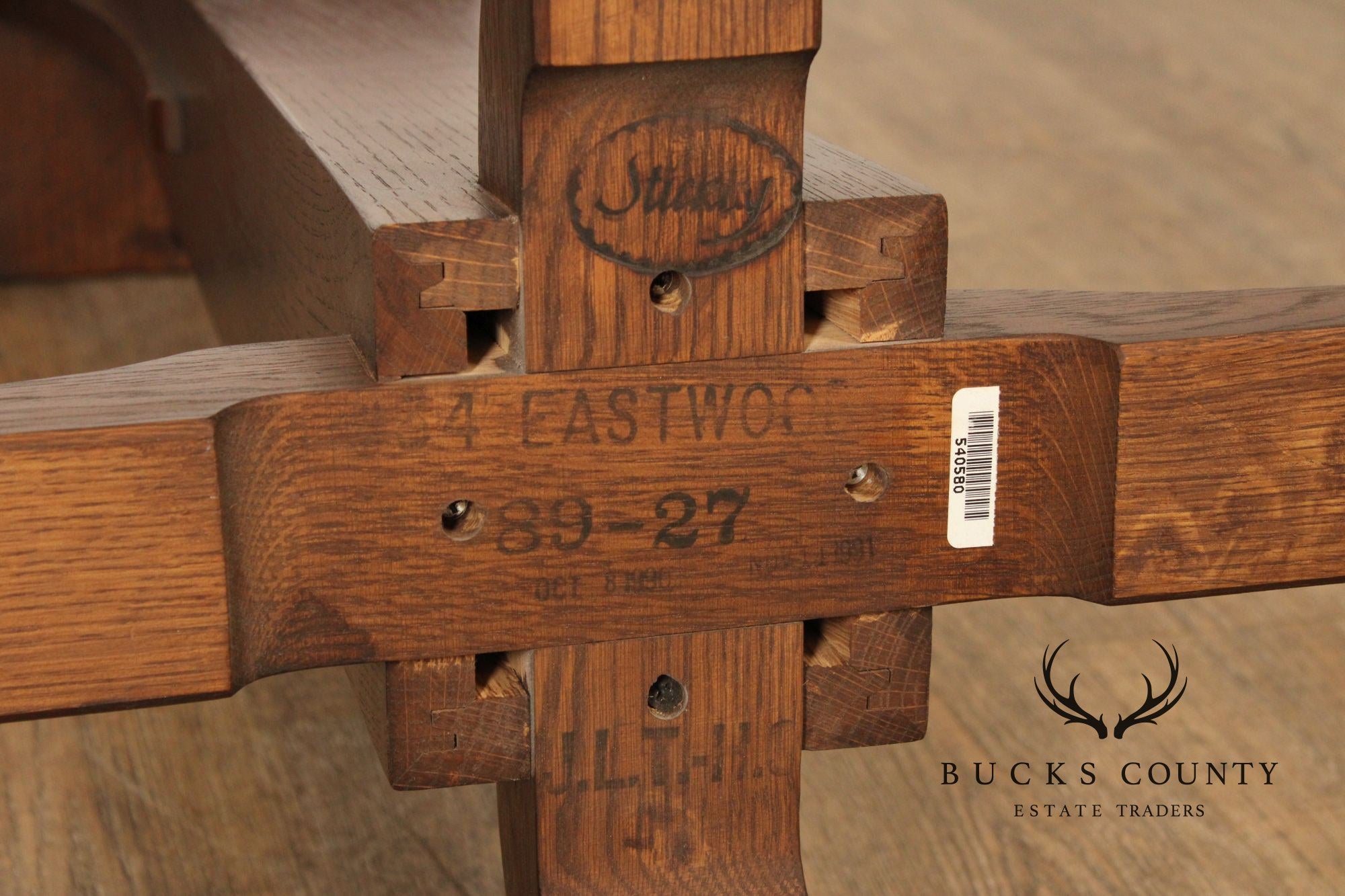 Stickley Mission Collection Oak Pedestal