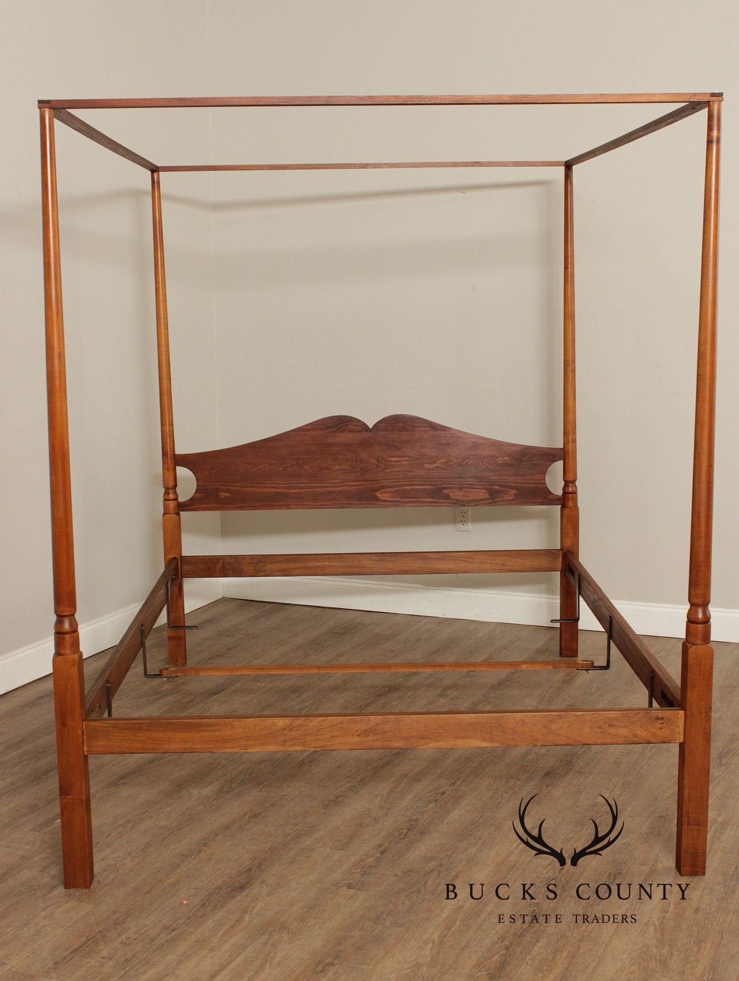 Cohasset Colonials Queen Size Maple Canopy Poster Bed
