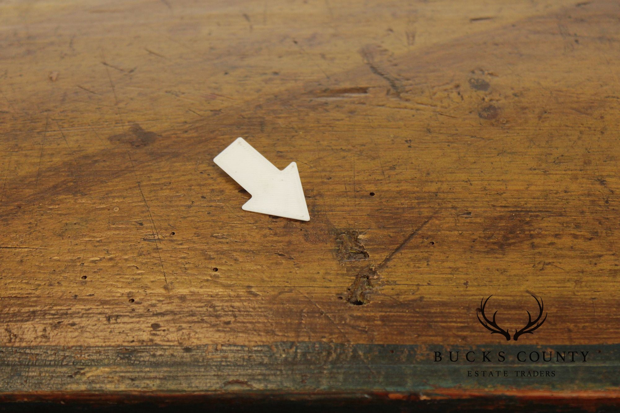 Antique Dome Top Grain Painted Pine Blanket Chest