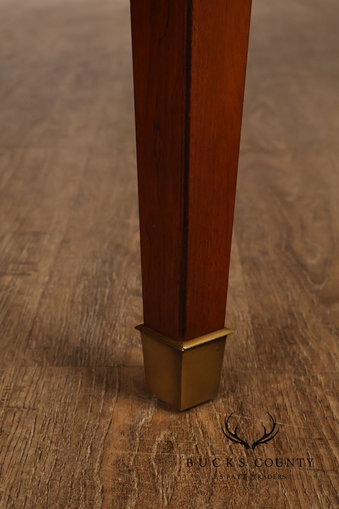 Stickley Directoire Style Cherry Dining Table With Two Leaves