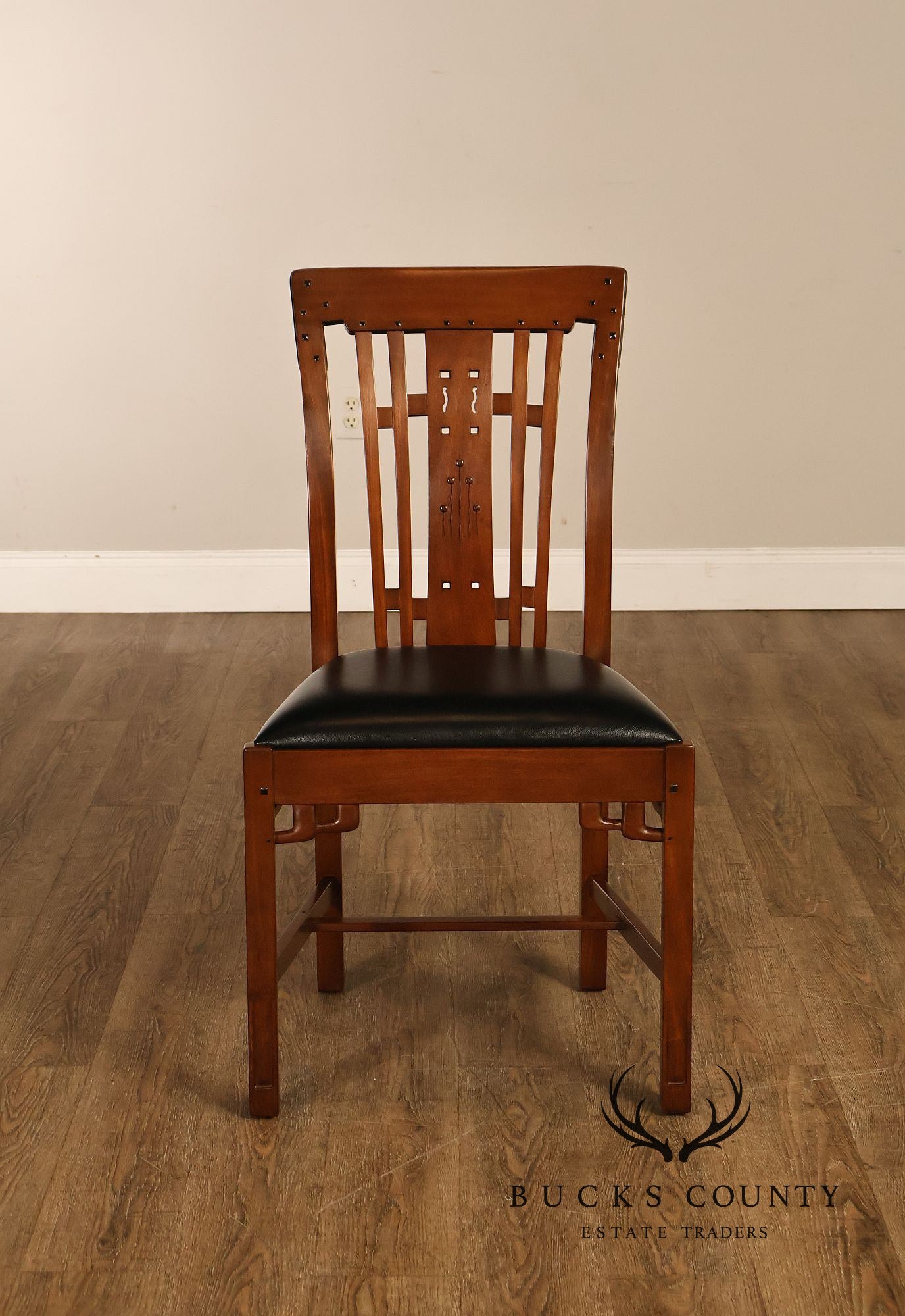 Stickley Pasadena Bungalow Blacker House Set Of Six Mahogany Dining Chairs