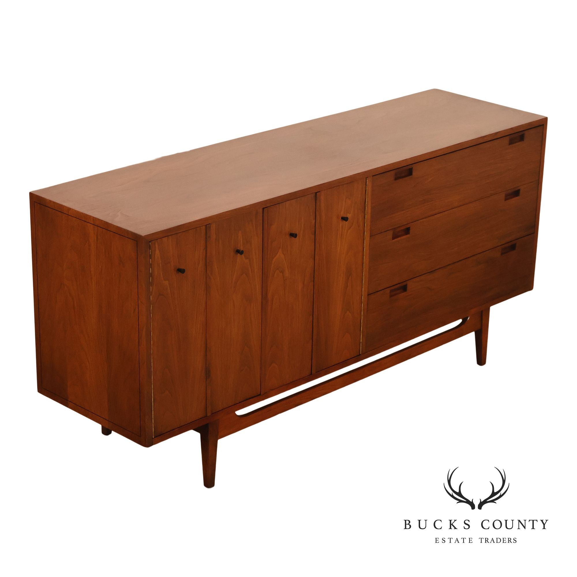 American of Martinsville Mid-Century Modern Walnut Dresser