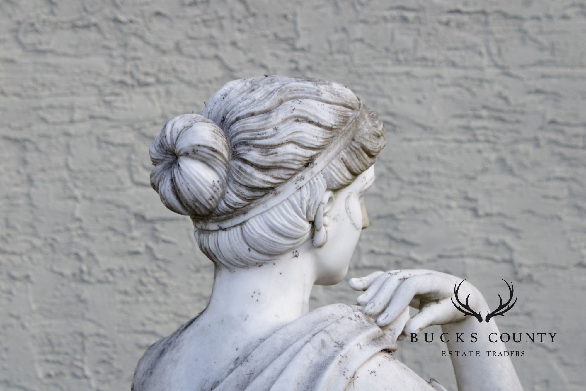 Antique Classical Style Diana Of Gabii Marble Garden Statue