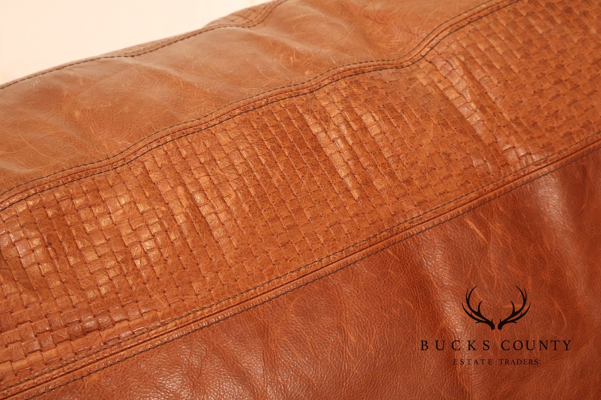 Stickley Santa Fe Leather Chair And Ottoman