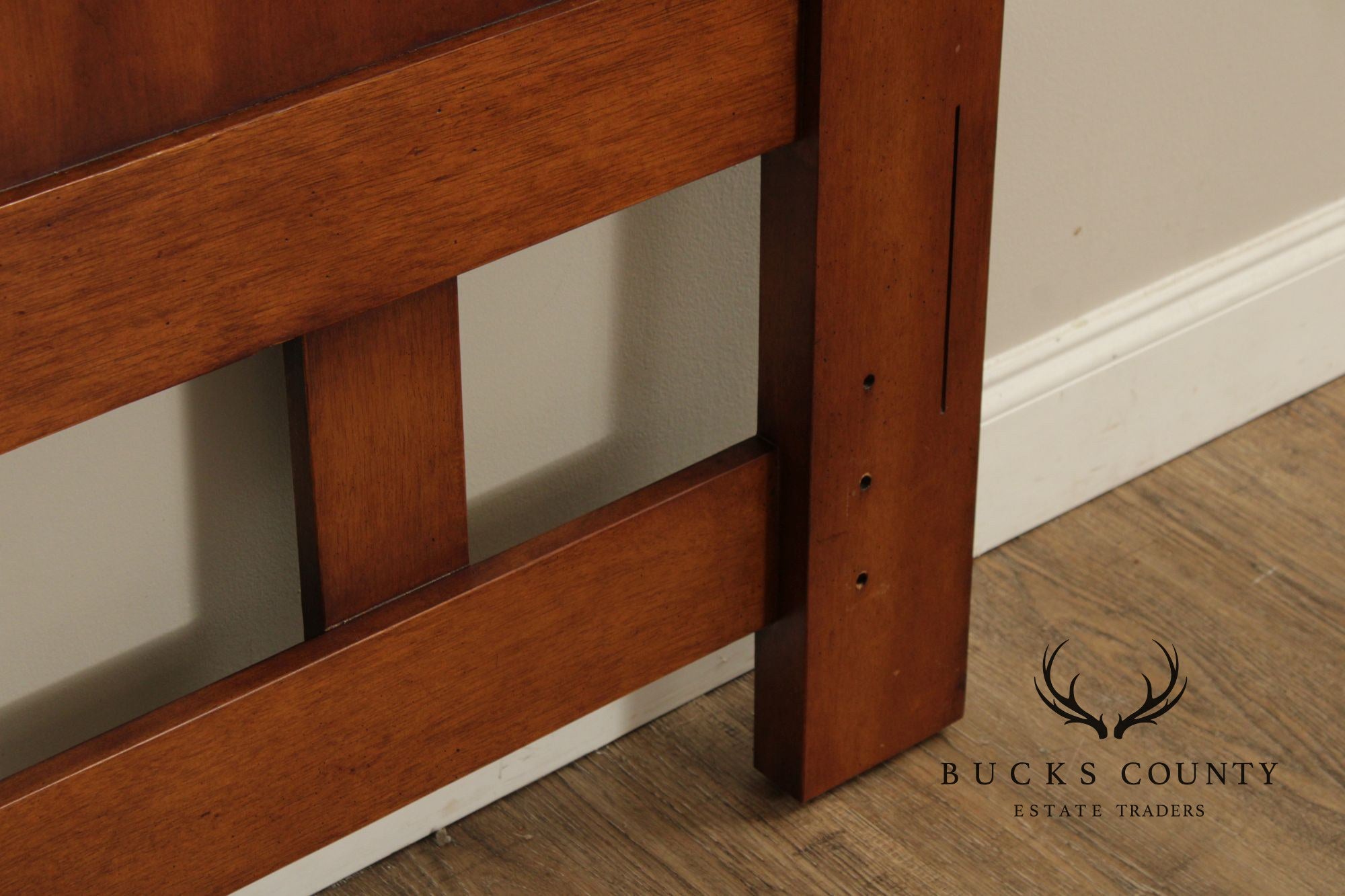 Century Furniture French Style Coeur de France Cherry Queen Headboard