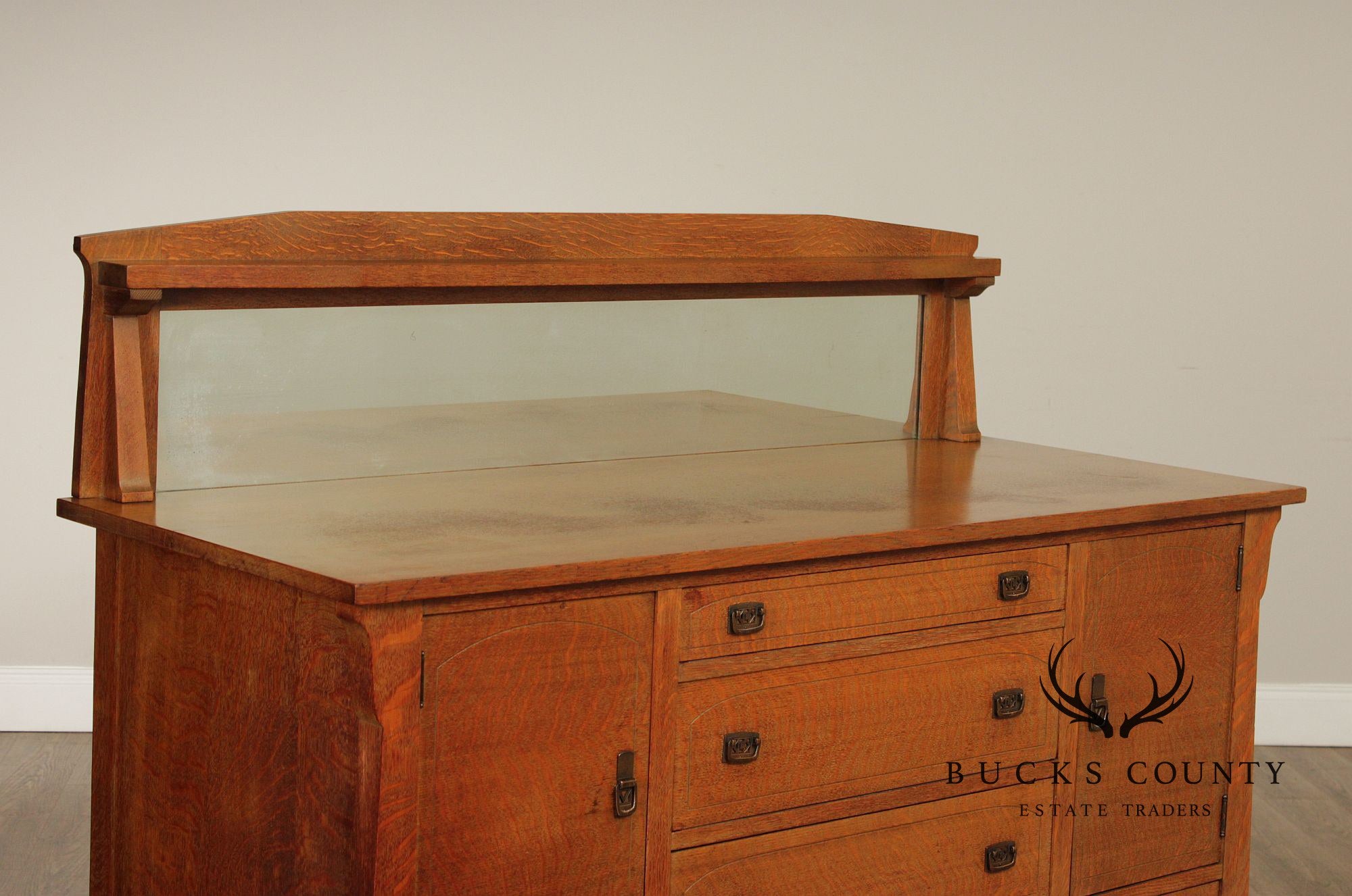 J.K. Rishel Furniture Co.Antique Mission Oak Sideboard