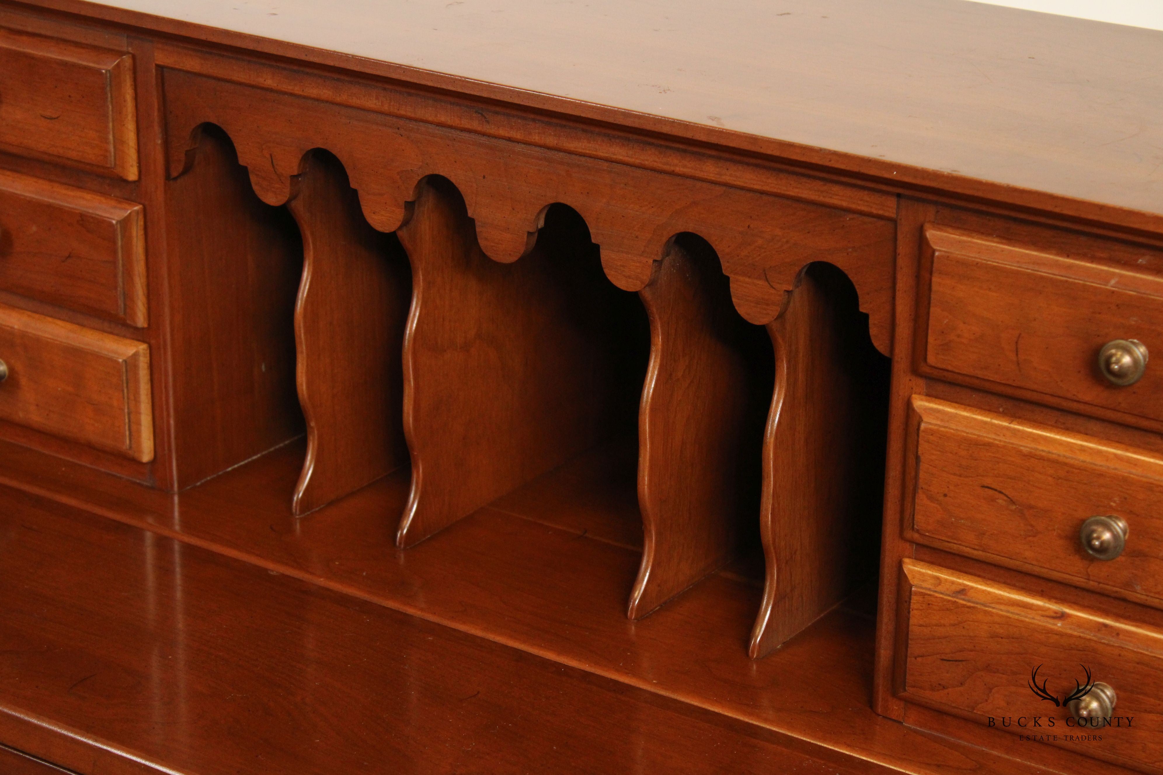 Ethan Allen Traditional Cherry Writing Desk