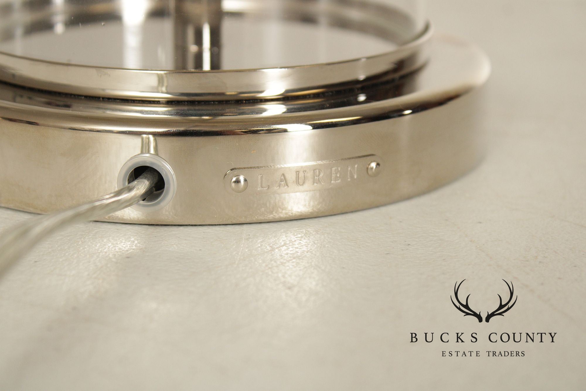 Ralph Lauren Modern 'Payton' Glass Table Lamp