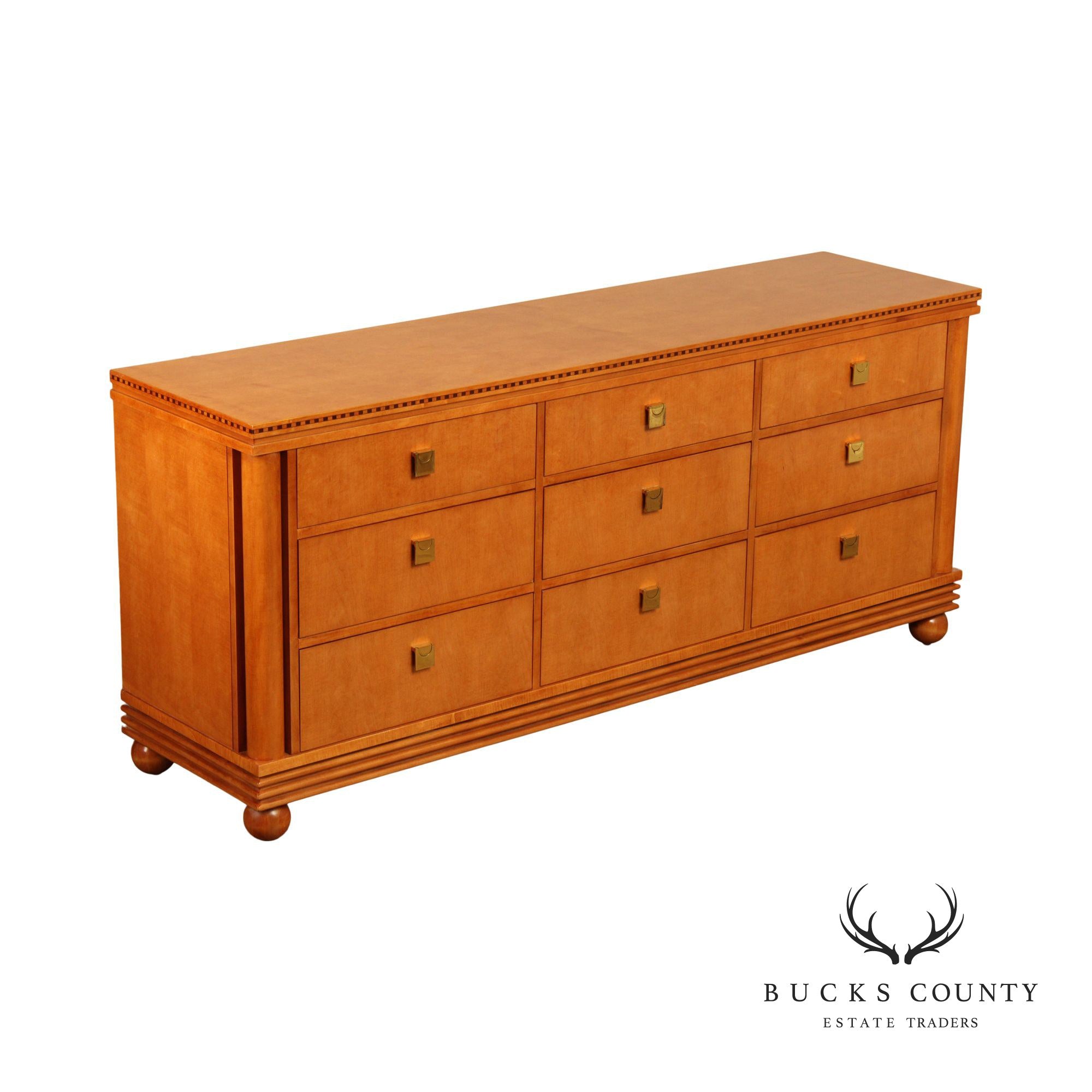 Hickory White Genesis Collection Biedermeier Style Triple Dresser