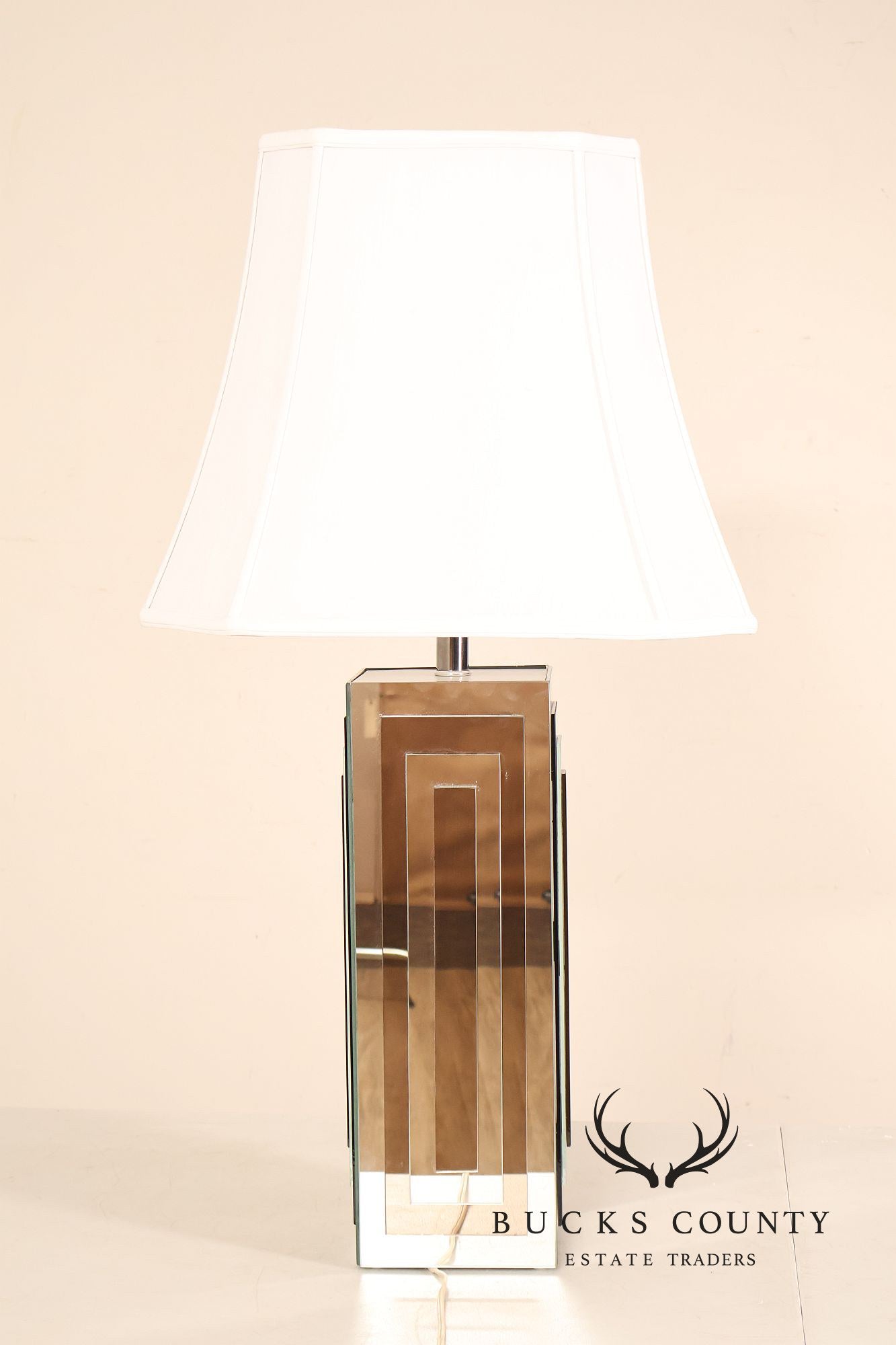 Ello Hollywood Regency Mirrored Table Lamp