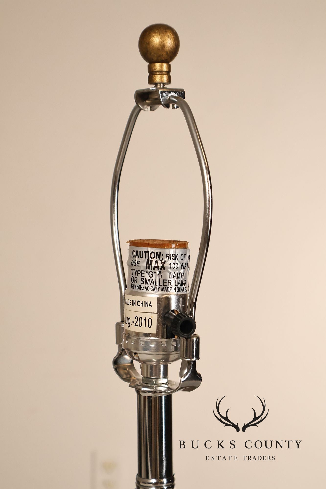 Contemporary Mercury Glass Table Lamp