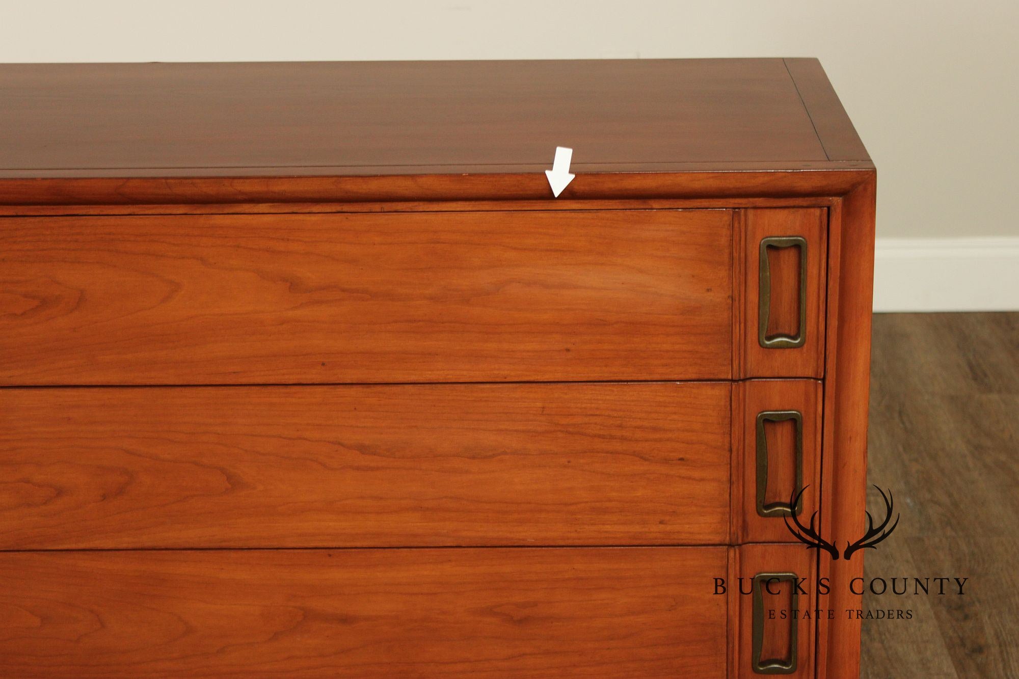 Red Lion Table Company Mid Century Modern Walnut Dresser