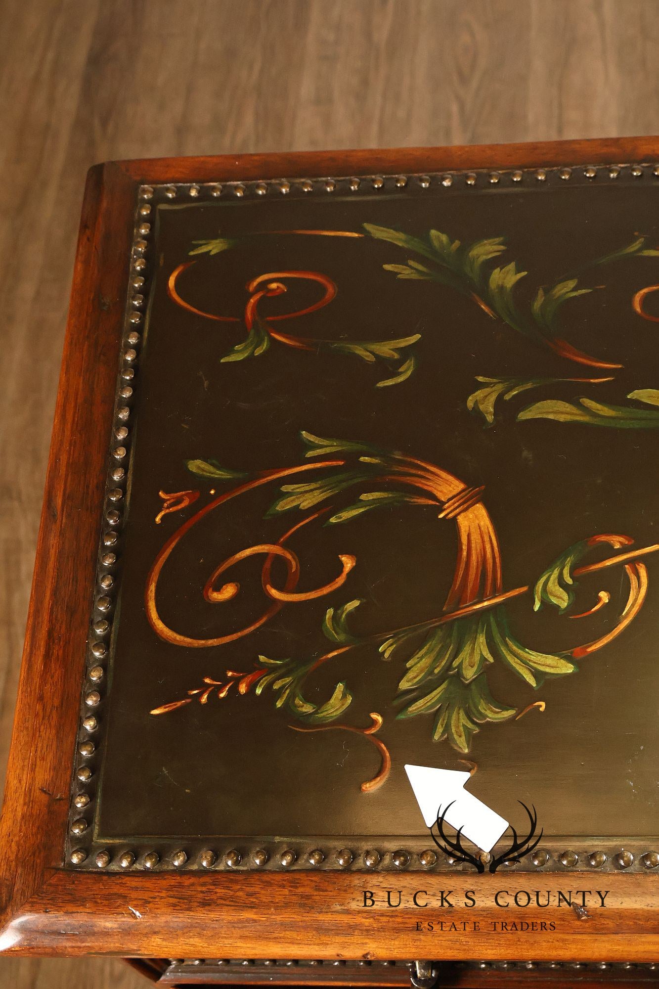 Theodore Alexander Decorated Chest With Drawers And Cabinet Doors