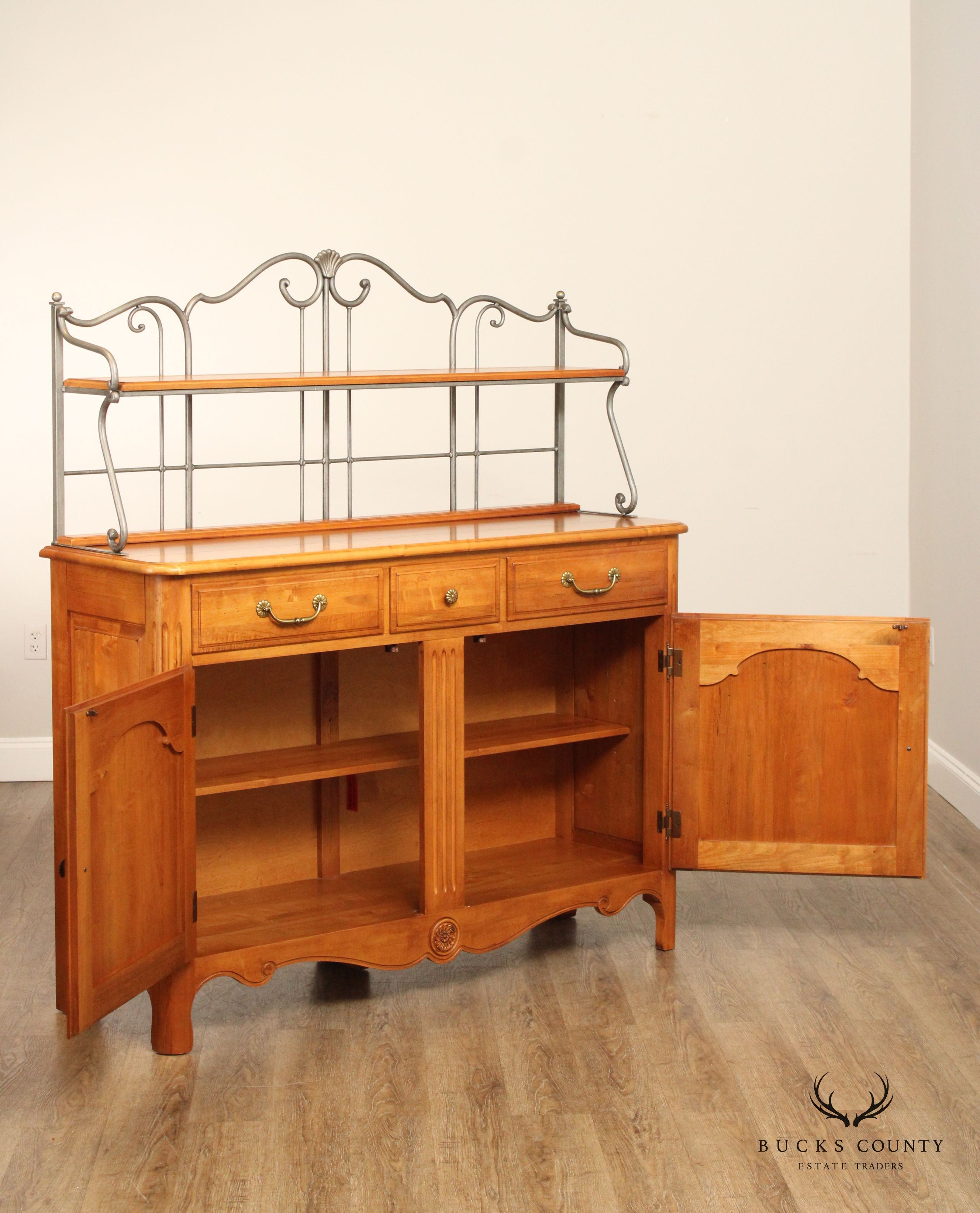 Ethan Allen French Country Style Maple Sideboard