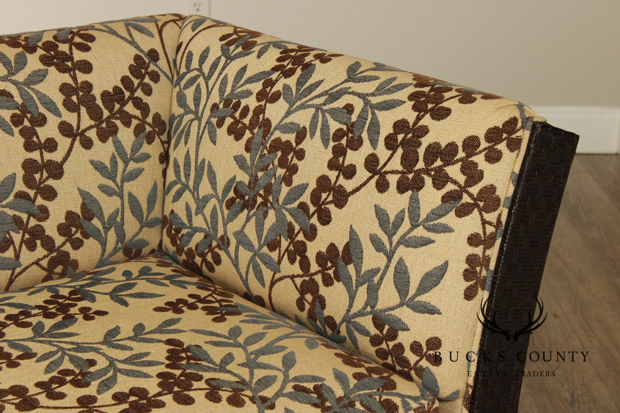 Orlando Diaz-Azcuy For McGuire Cambay Woven Wicker4 Part Sectional Sofa