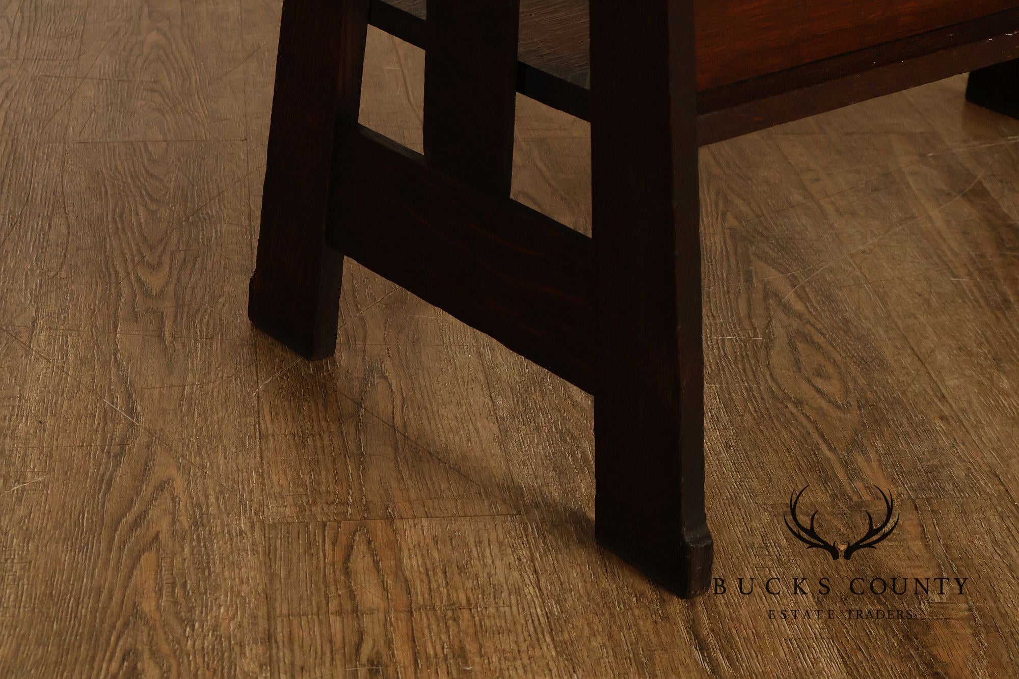 Antique Stickley Brothers No. 4657 Mission Oak Book Rack
