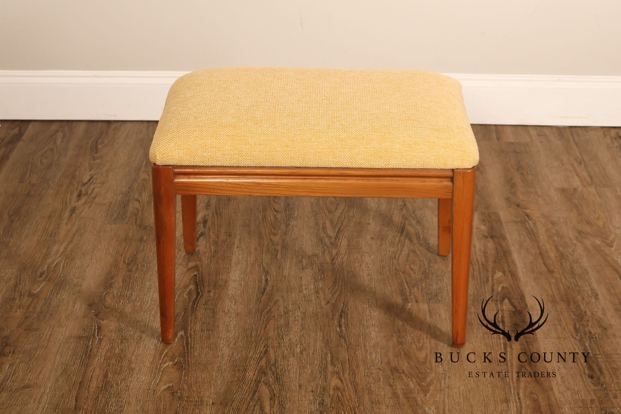 Mid Century Modern Upholstered Vanity Bench