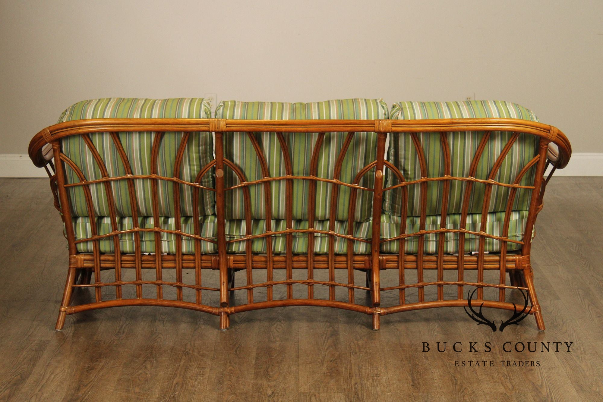 South Sea 'New Kauai' Rattan Sofa With Sunbrella Cushions