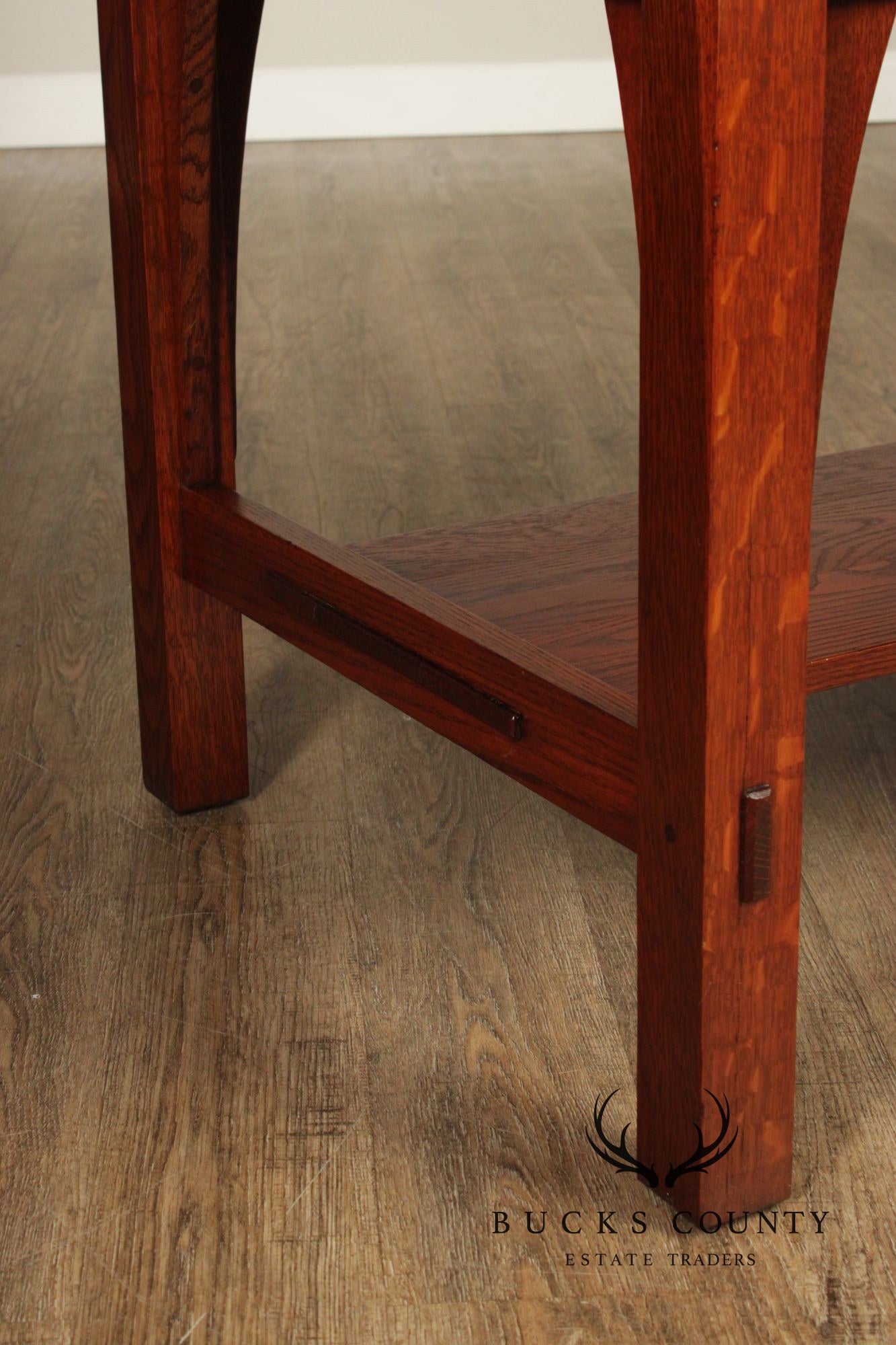 Gustav Stickley Antique Mission Oak Library Desk