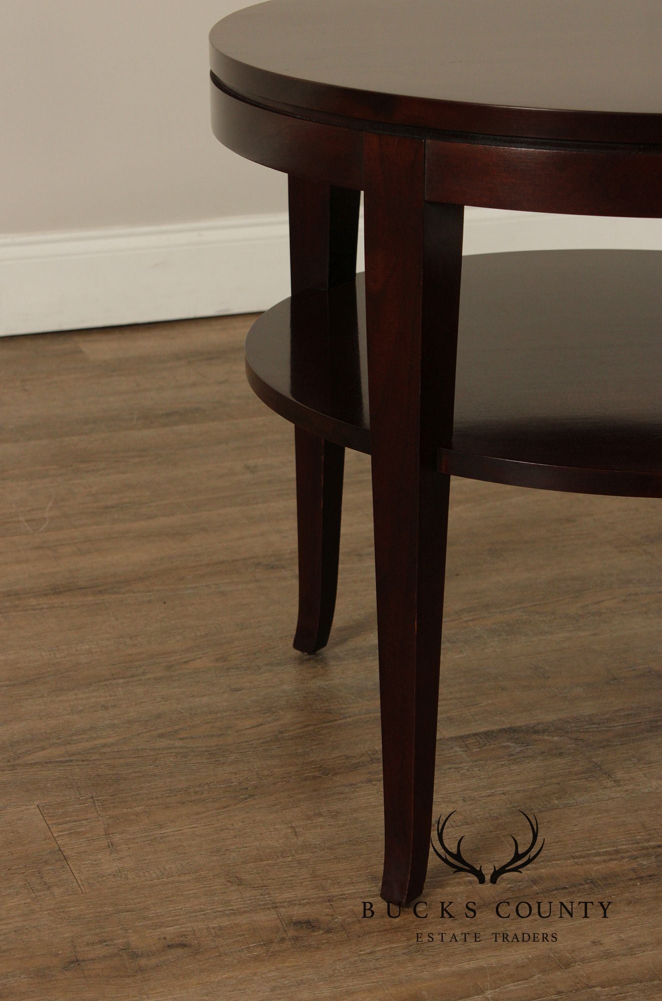 Stickley Metropolitan Collection Round Cherry Lamp Table