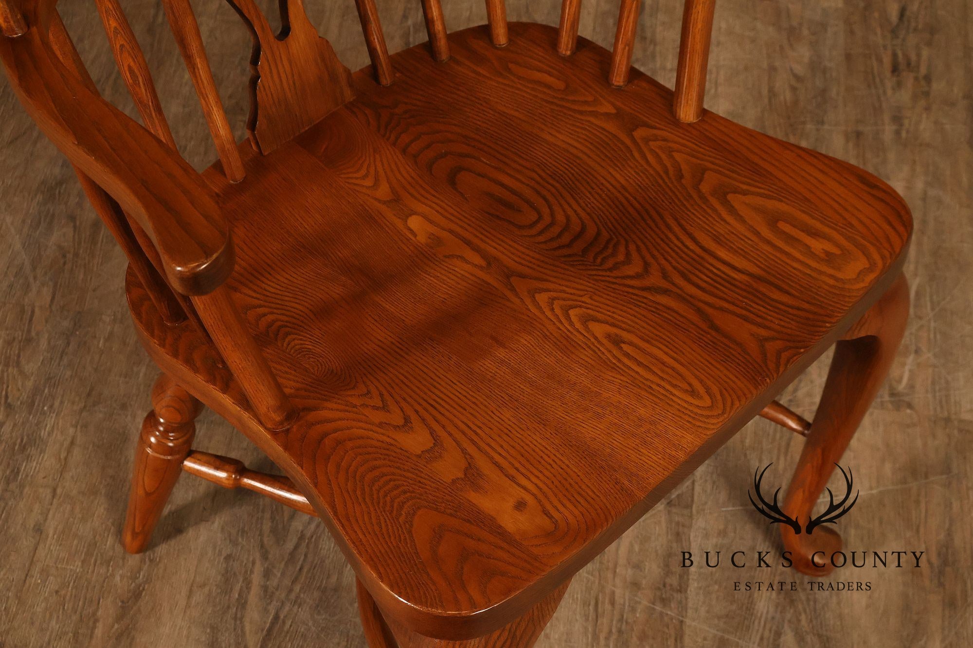 Nichols & Stone Set Of Four Windsor Dining Chairs