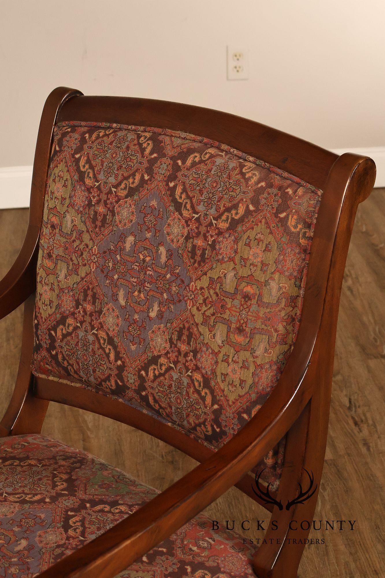 Hickory Chair Pair of Charles X Style Armchairs