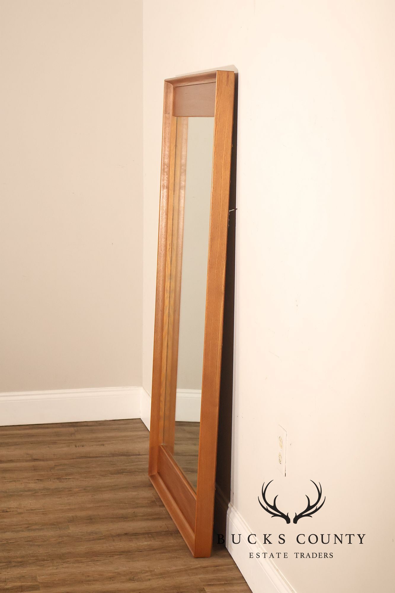 Danish Modern Vintage Teak Wall Mirror