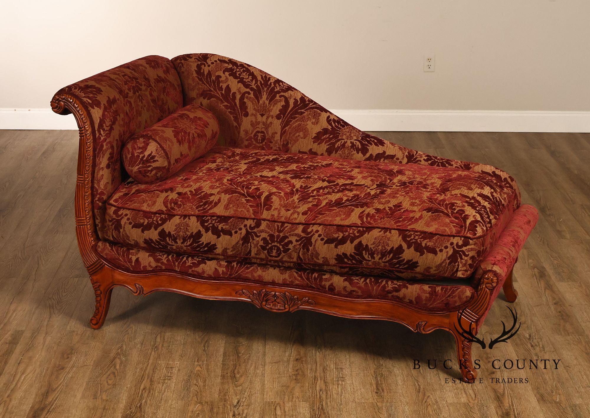 Drexel Heritage Rococo Style Chaise Lounge
