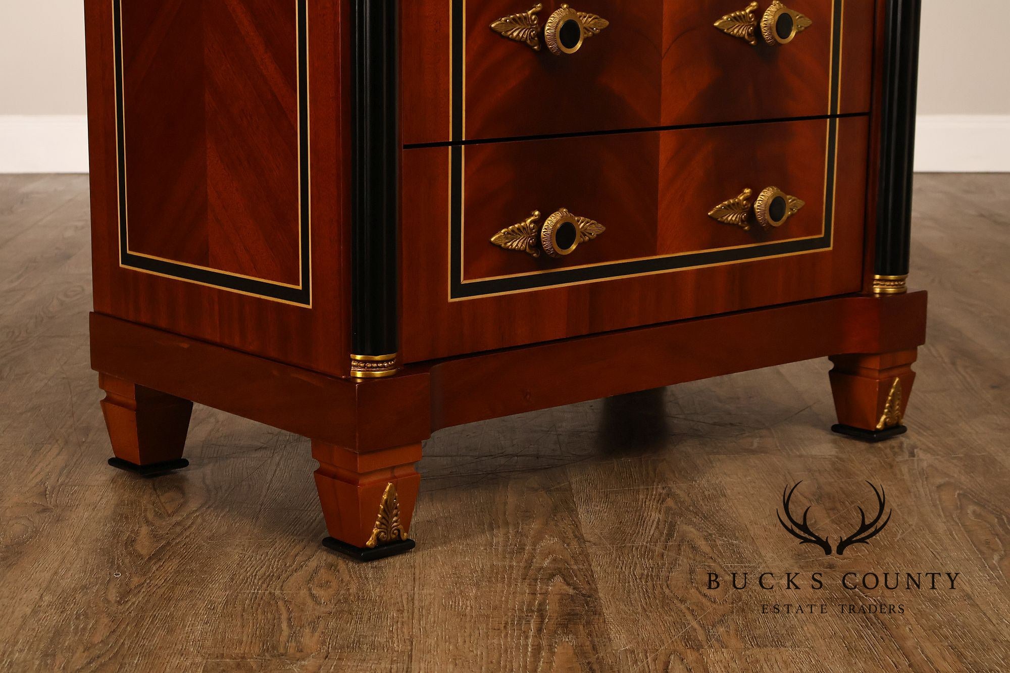 Infinity Furniture Neoclassical Style Mahogany Tall Chest