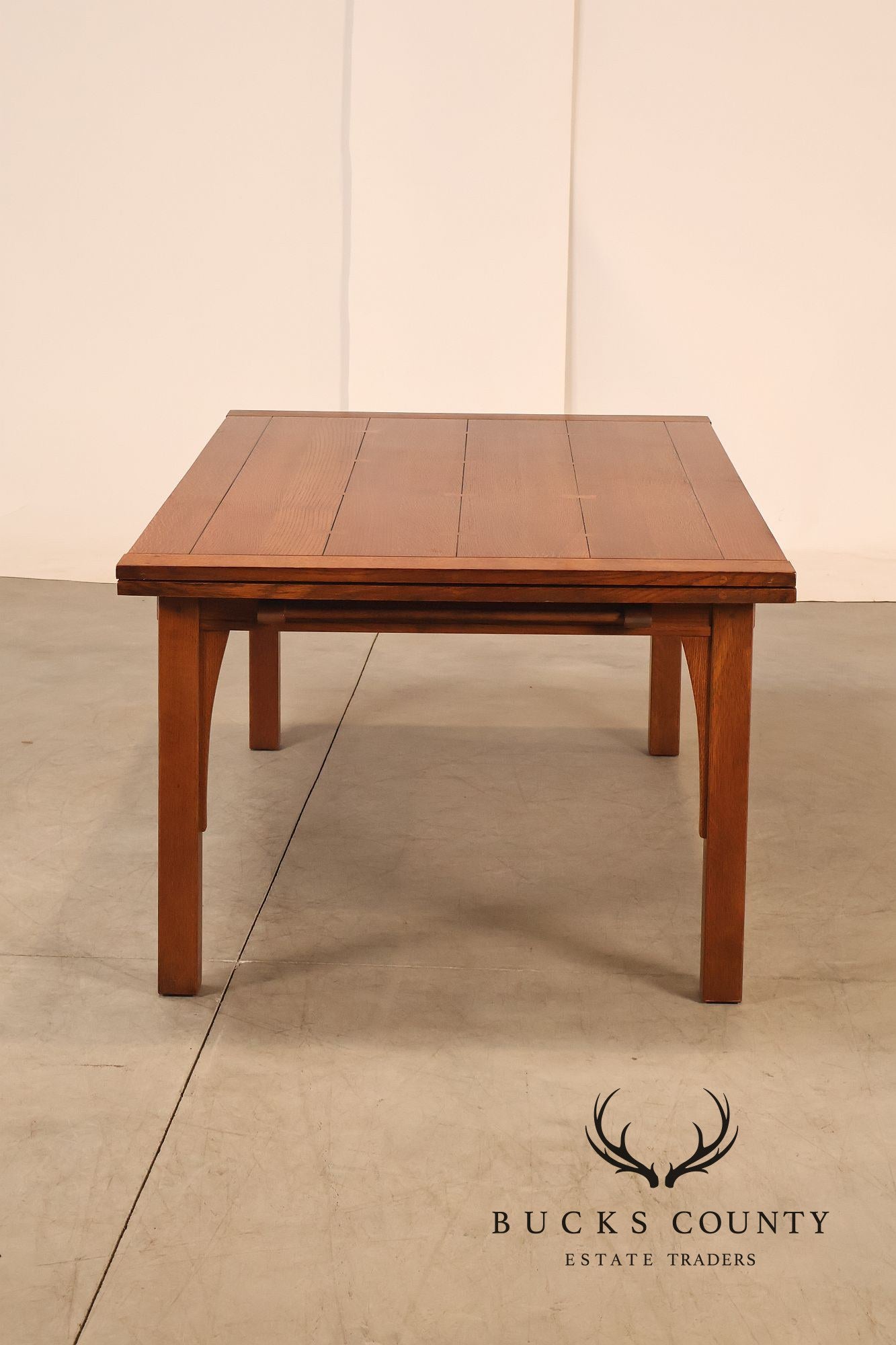 Stickley Mission Collection Oak Extendable Dining Table