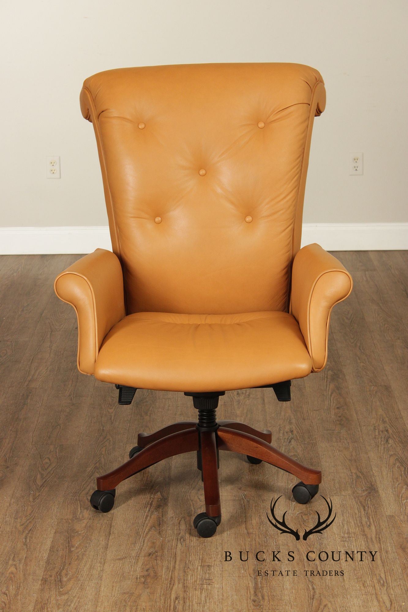 Leathercraft Tufted Leather Executive Office Armchair