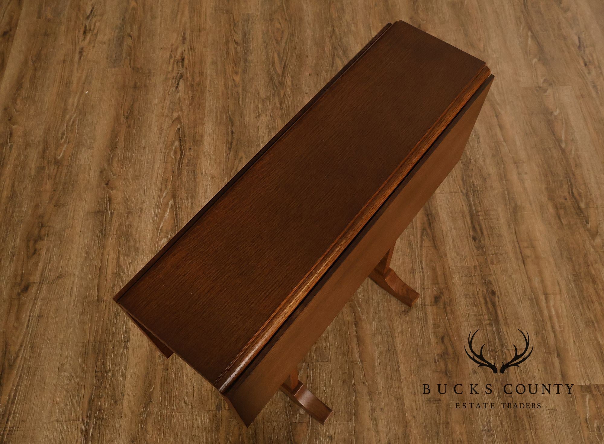 Stickley Mission Collection Oak Drop Leaf Side Table