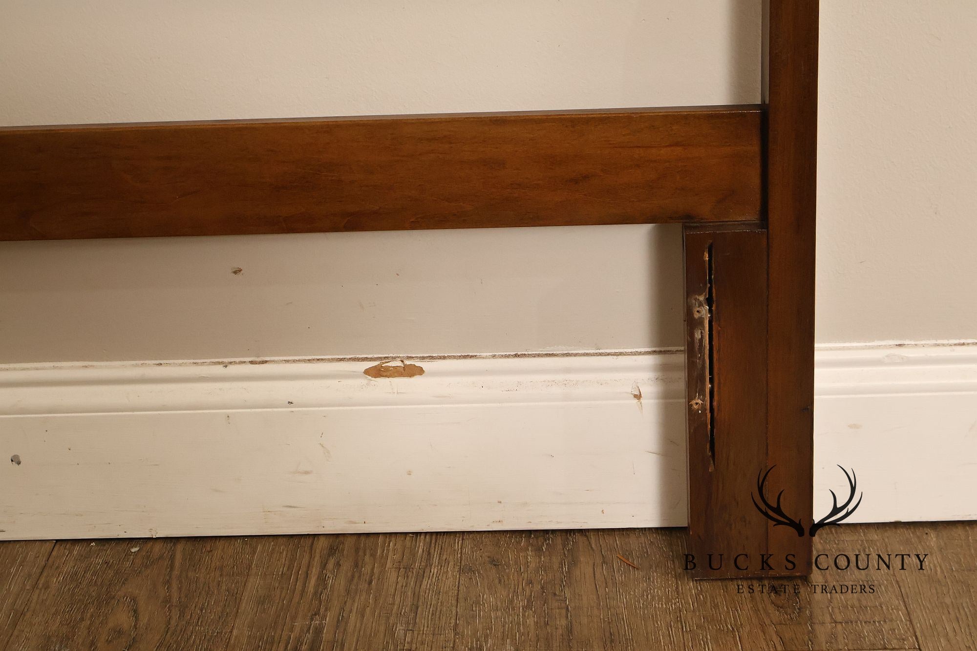 United Furniture Mid Century Diamond Walnut Queen Headboard