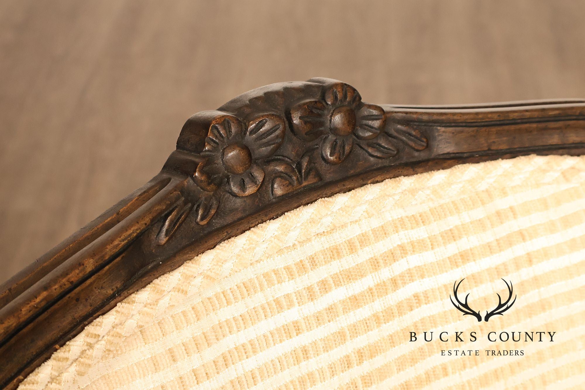 French Louis XV Style Pair Of Bergere Chairs