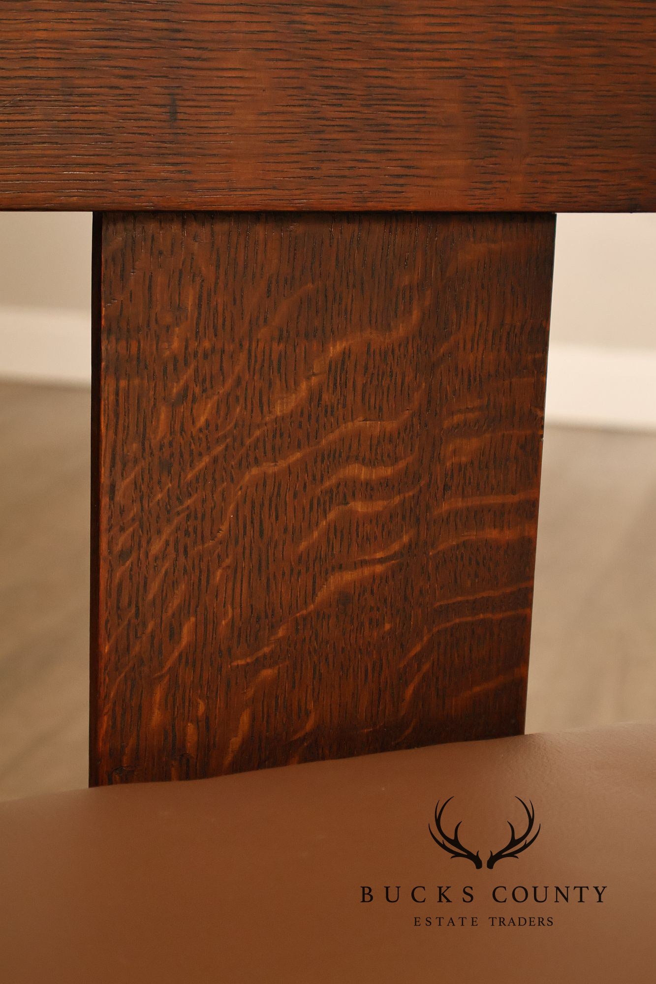 Gustav Stickley Antique Mission Oak Hall Settle Model 205