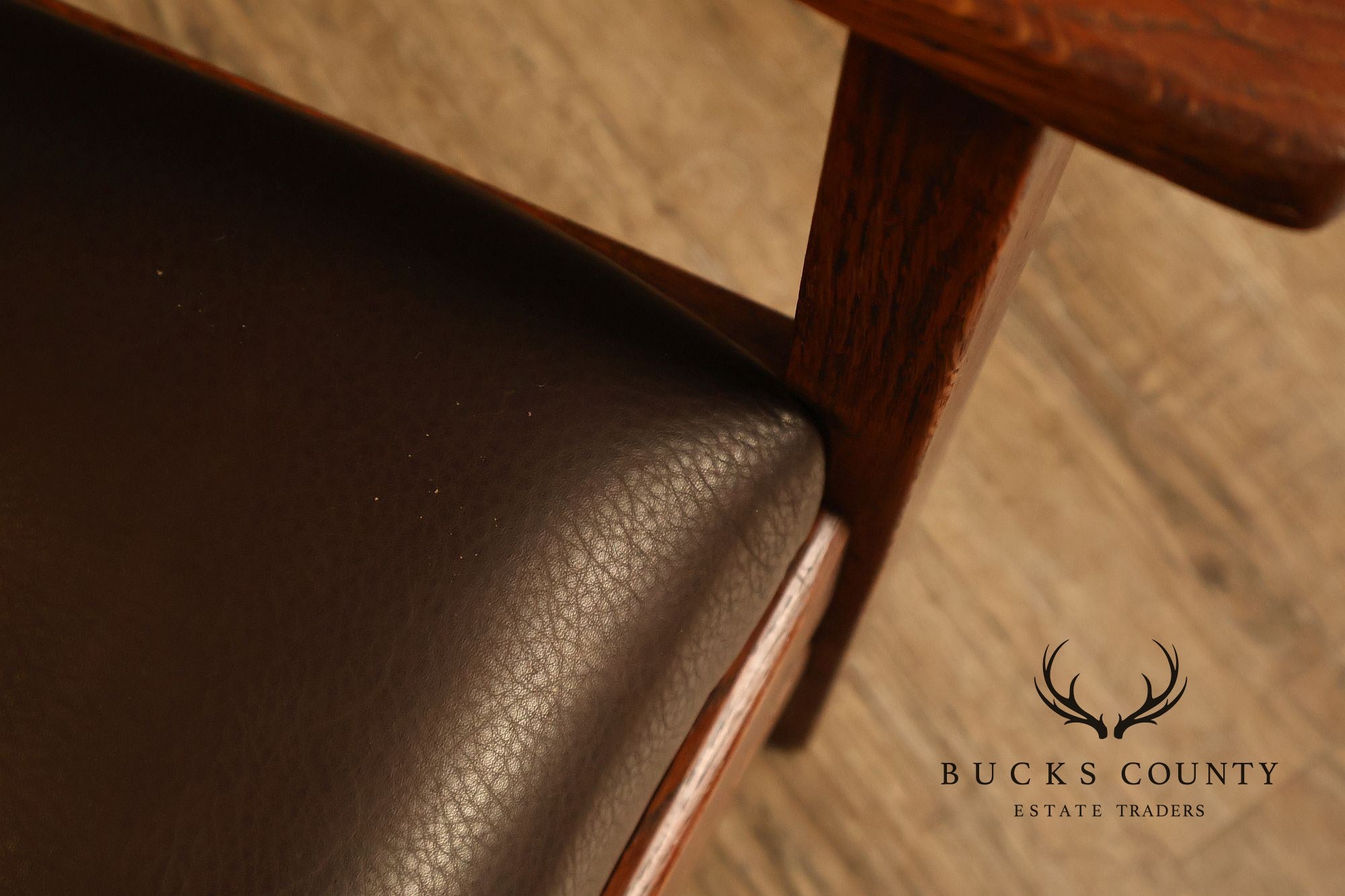 Antique Mission Quarter Sawn Oak Armchair
