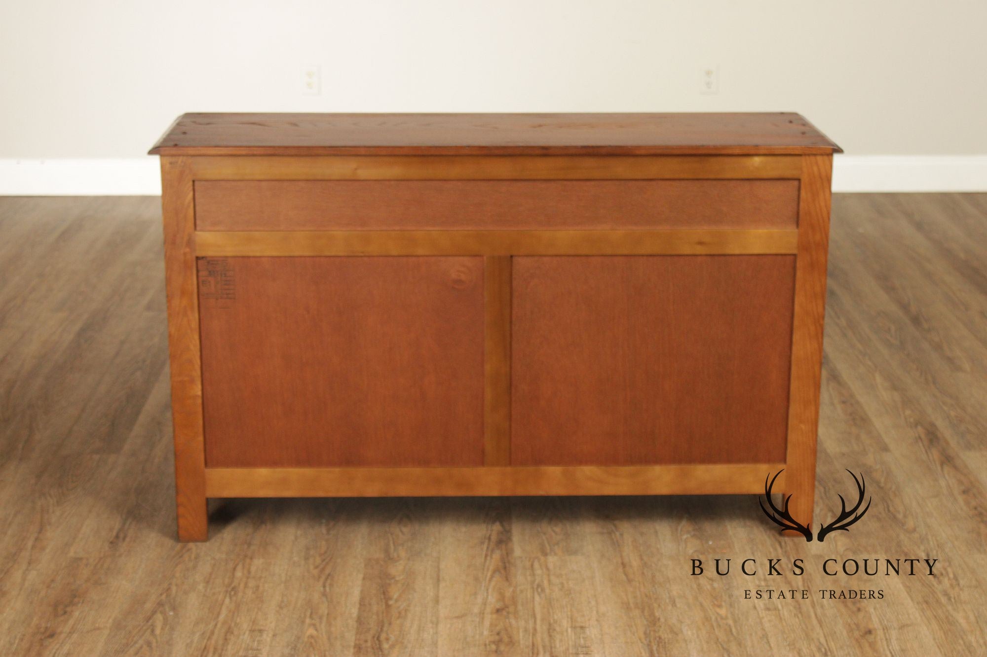 Bevan Funnell English Carved Oak Buffet Sideboard