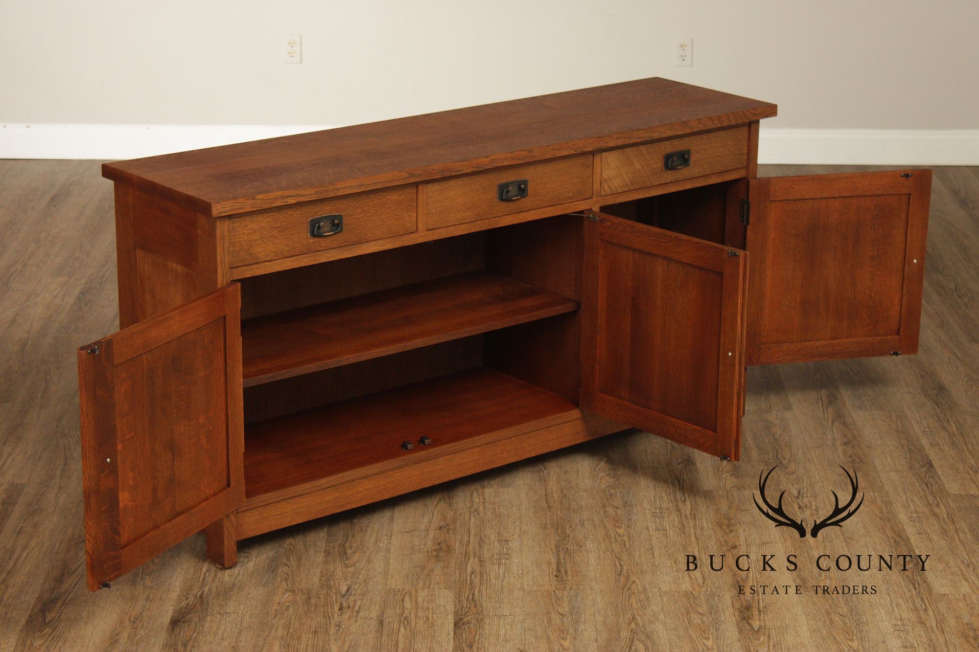 Stickley Mission Collection Oak Sideboard